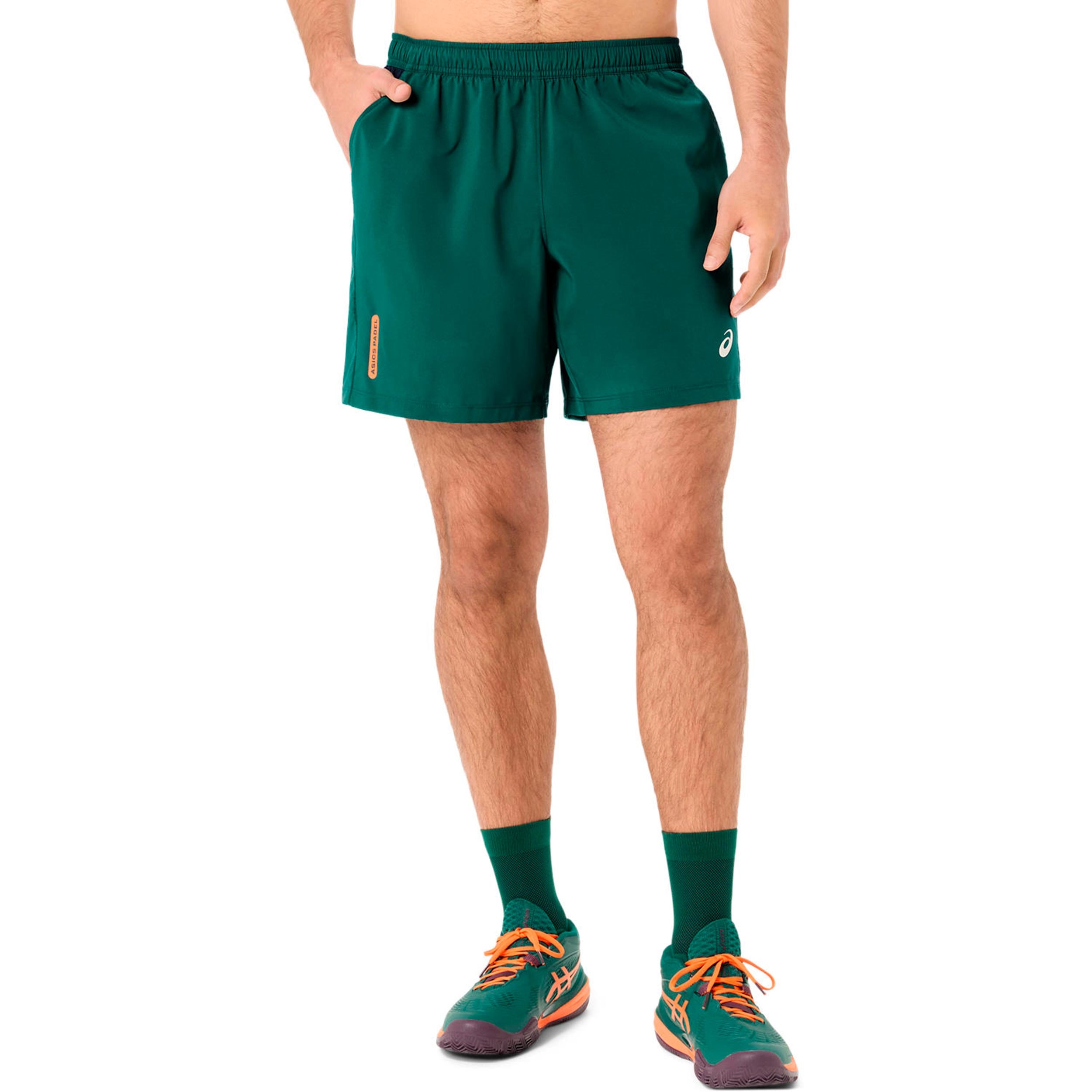 ASICS Court 7in Shorts Herrar - mörkgrön