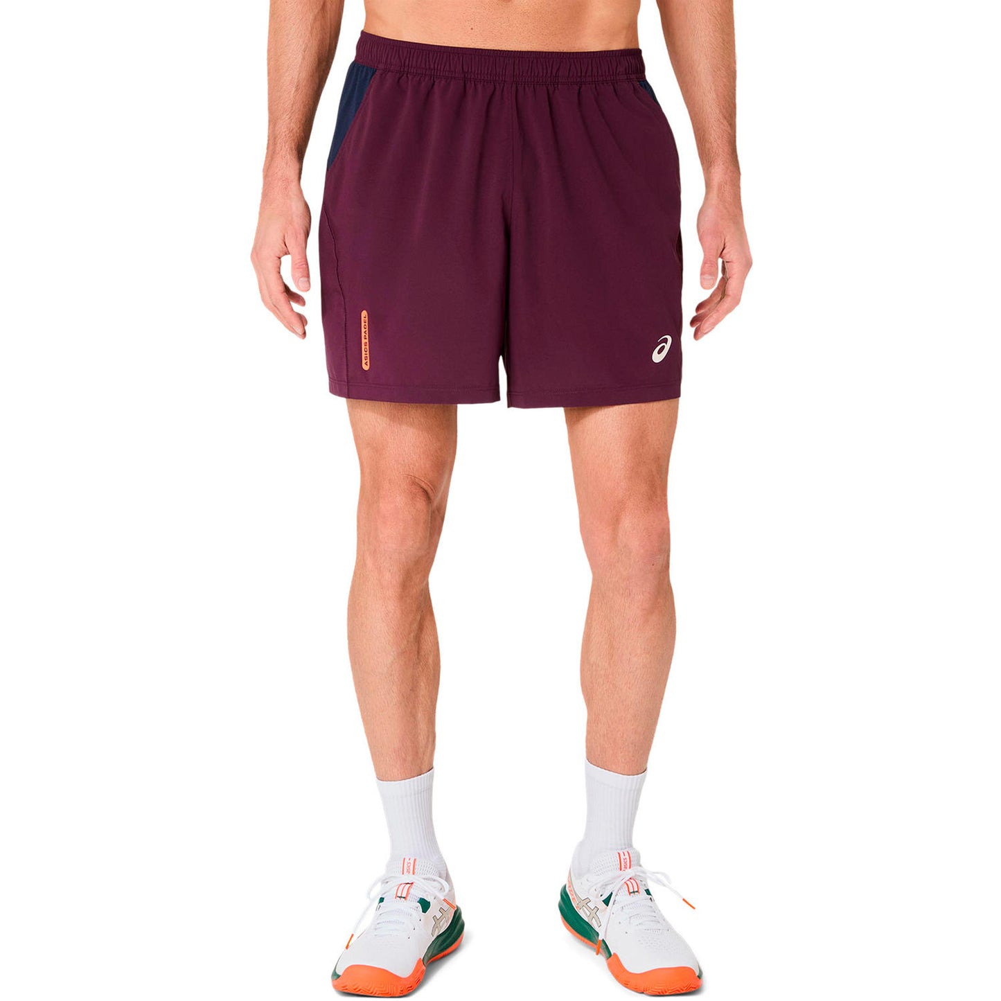 ASICS Court 7in Shorts Herrar - rött vin
