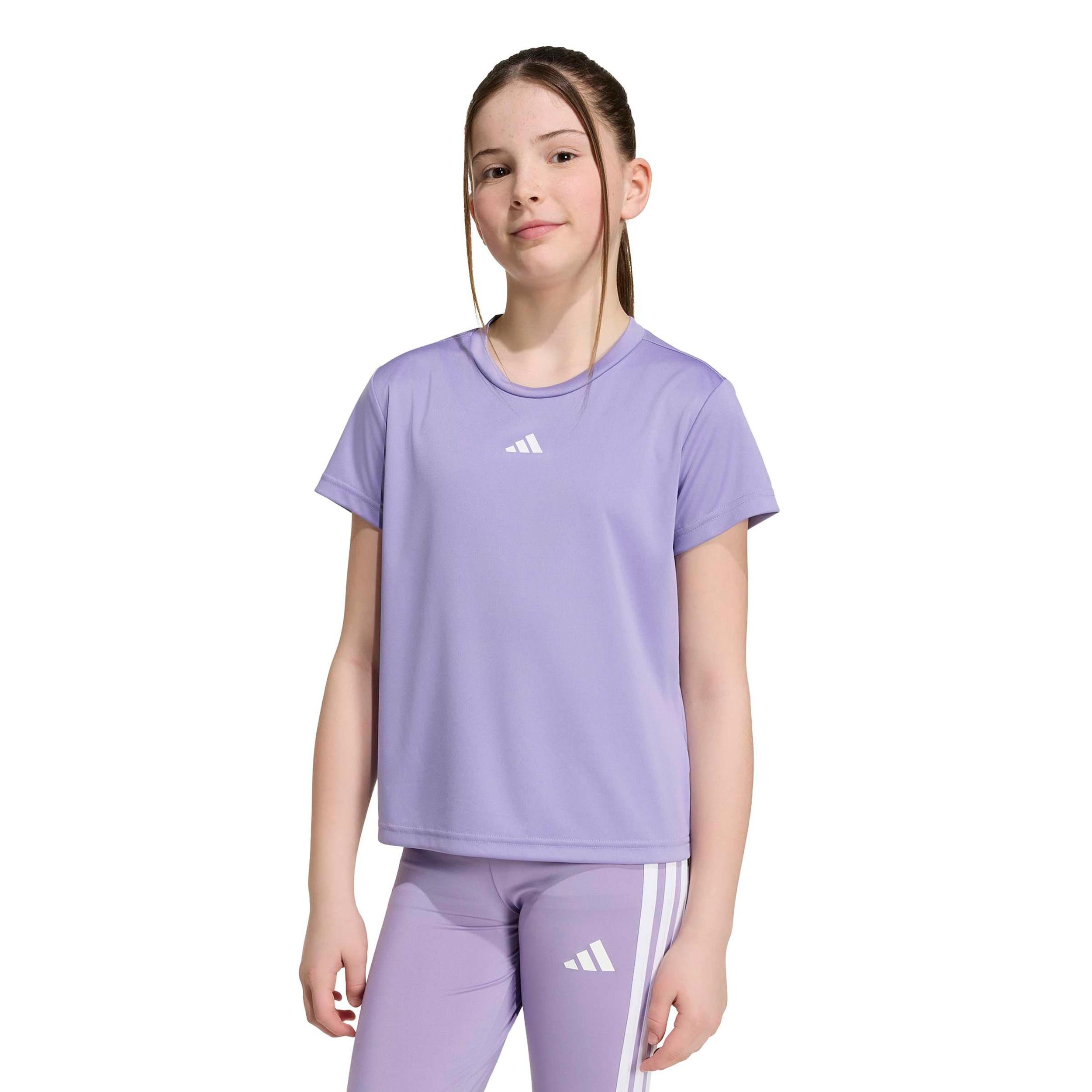 adidas Essentials Training T-shirt Barn - syrén, vit