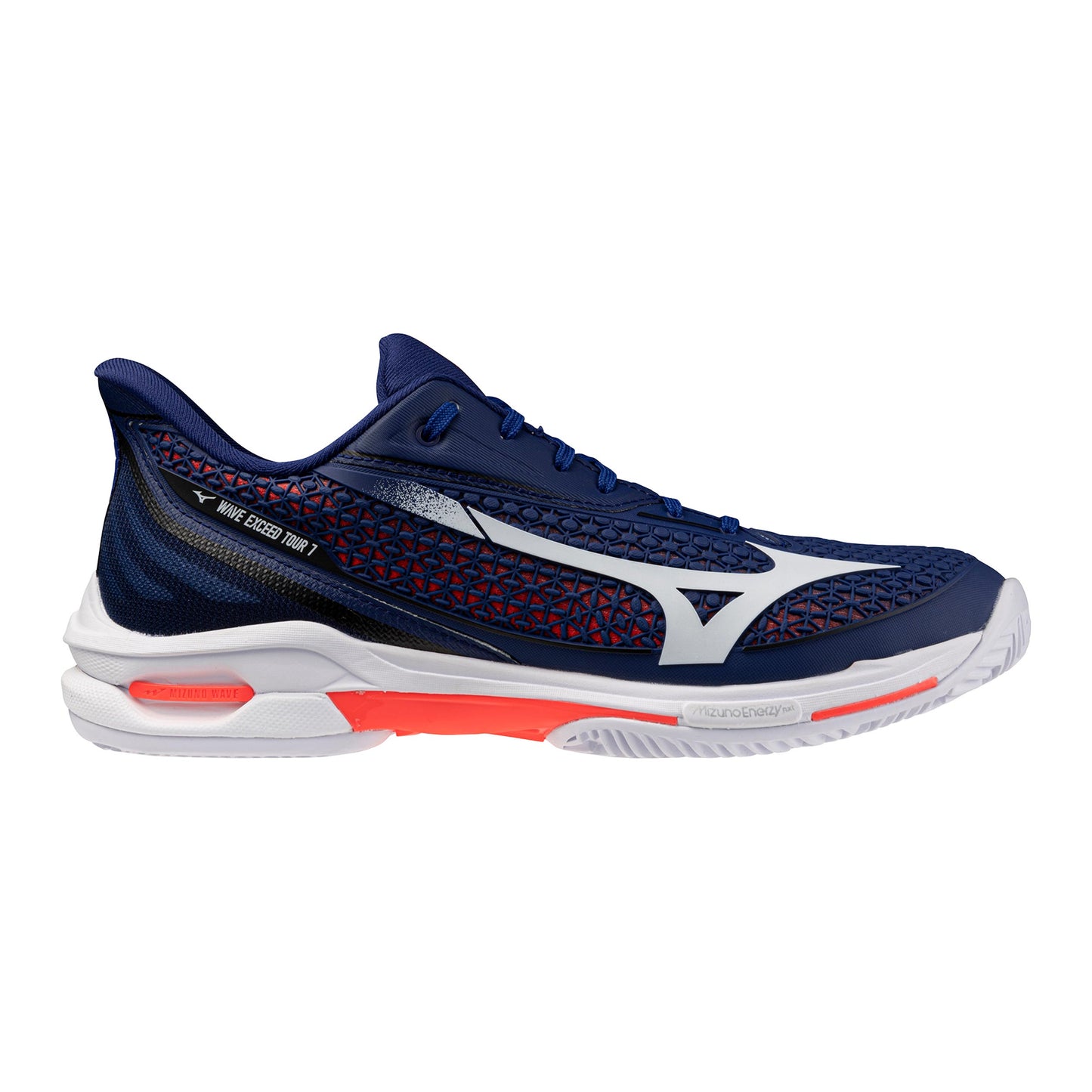 Mizuno Wave Exceed Tour 7 Sko för grus Herrar - mörkblå, orange