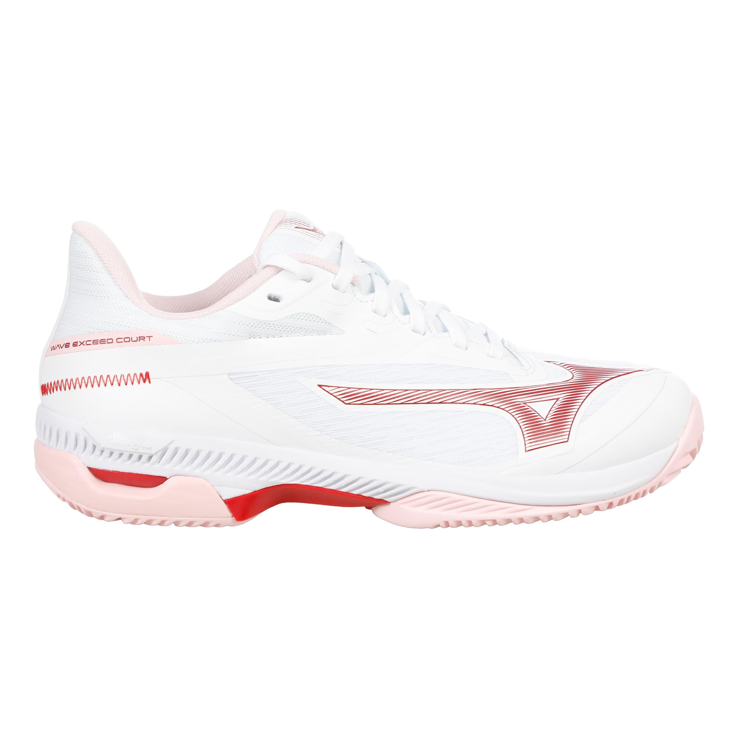 Mizuno Wave Exceed Court Sko för grus Damer - vit, bär