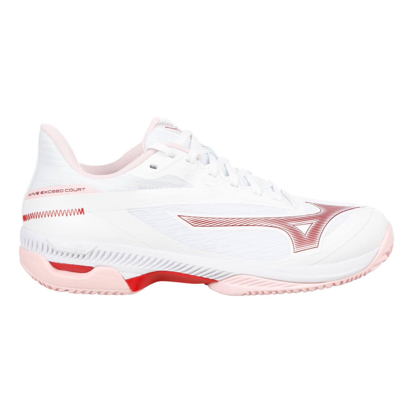 Mizuno Wave Exceed Court Sko för grus Damer - vit, bär