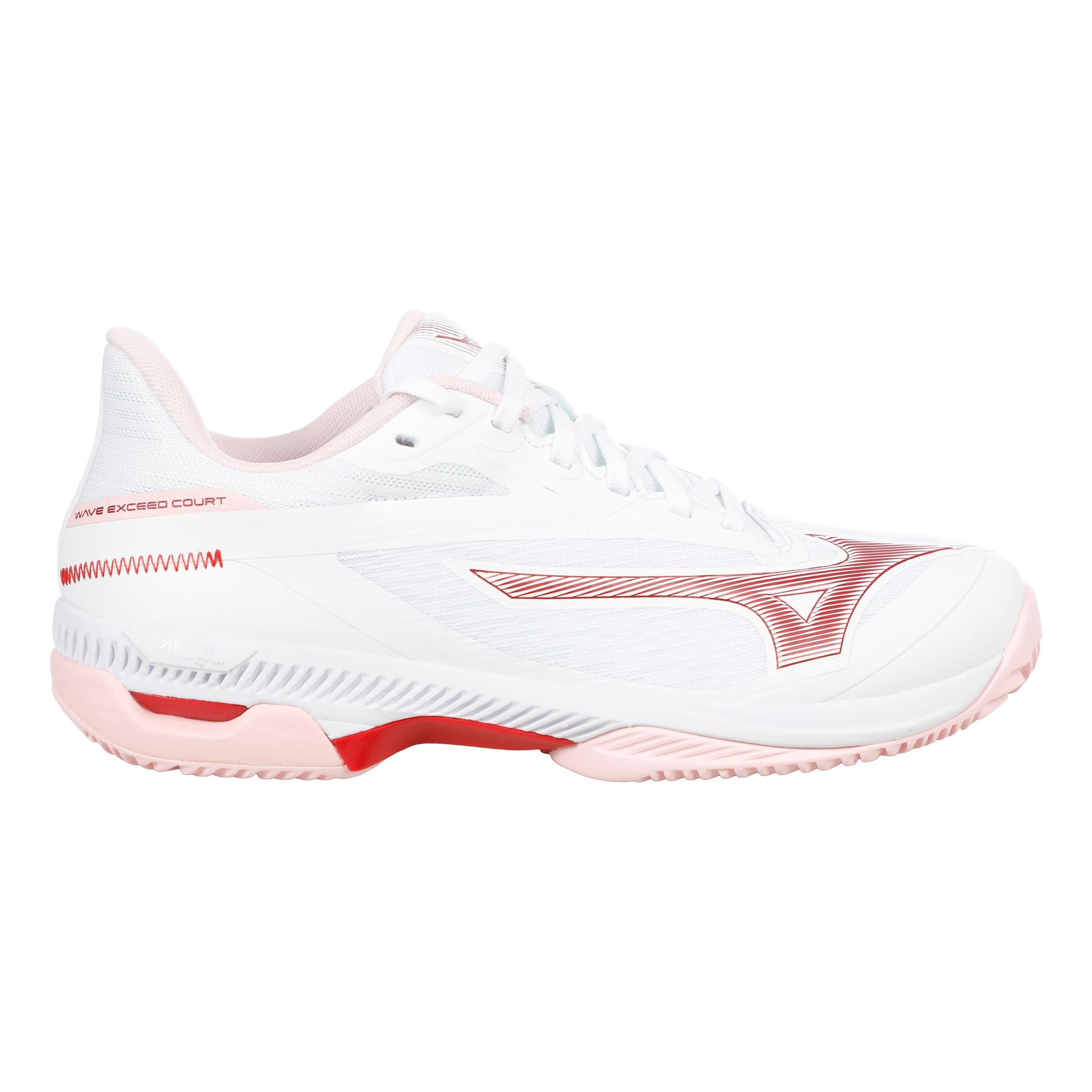 Mizuno Wave Exceed Court Sko för grus Damer - vit, bär