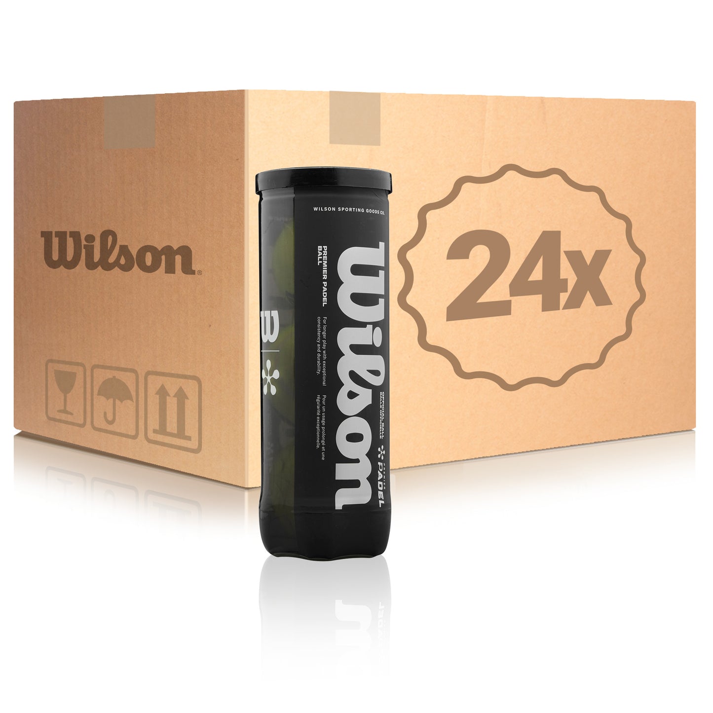 Wilson 24x 3-pack rör Premier Padel X3