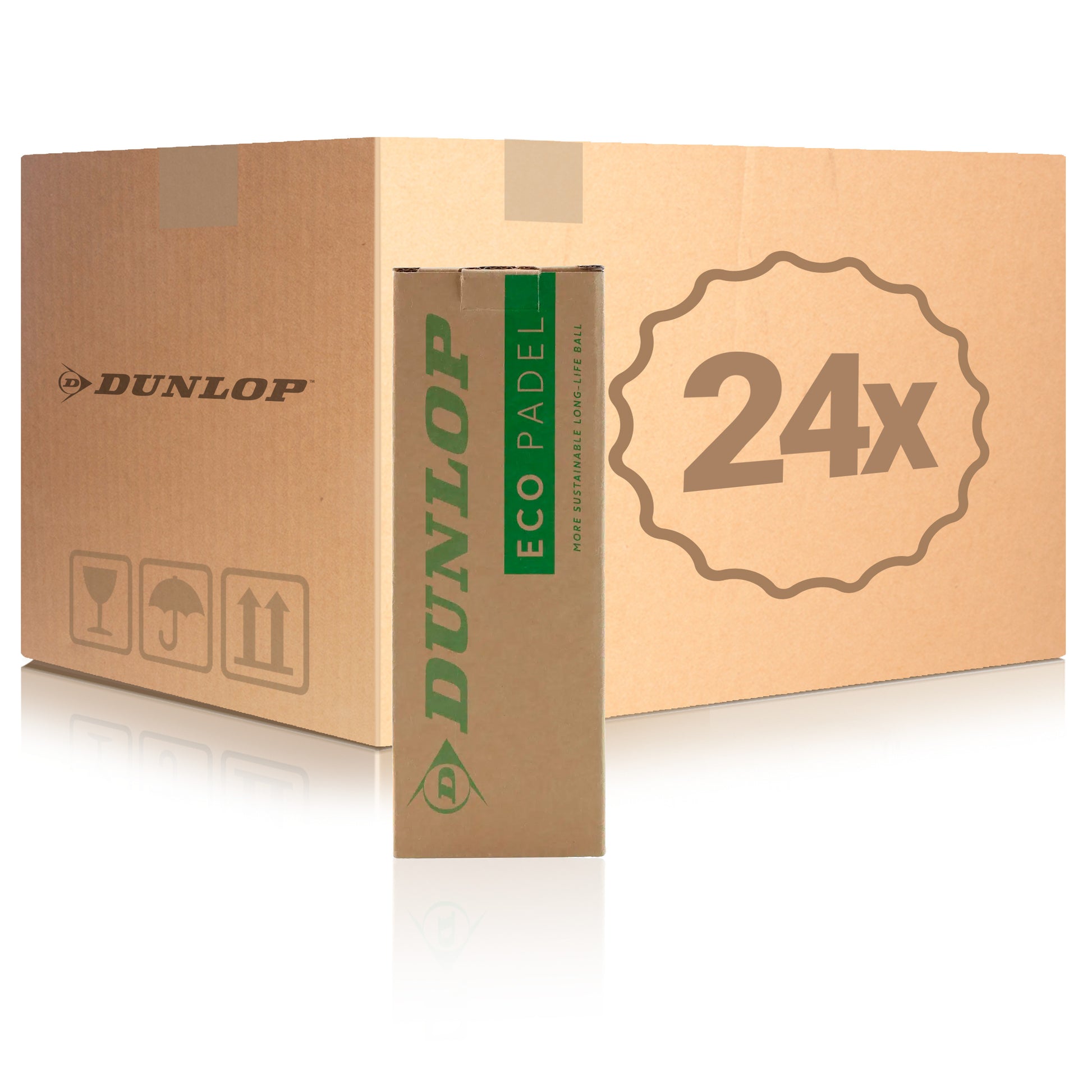 Dunlop 24x 3-pack rör Eco Padel
