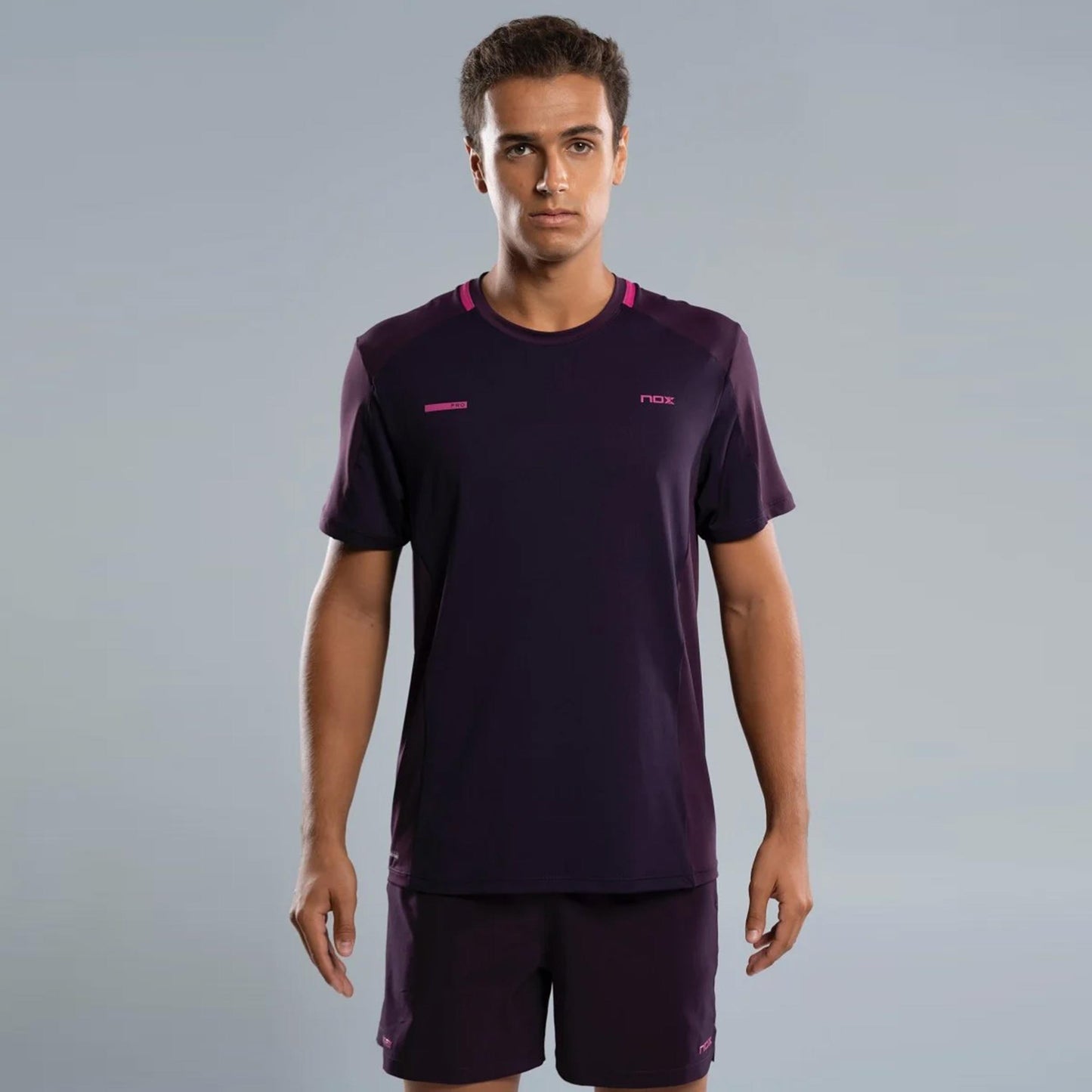 NOX Pro T-shirt Herrar-svart,berry