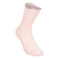 Crew Tennisstrumpor Unisex - pastellrosa, vit
