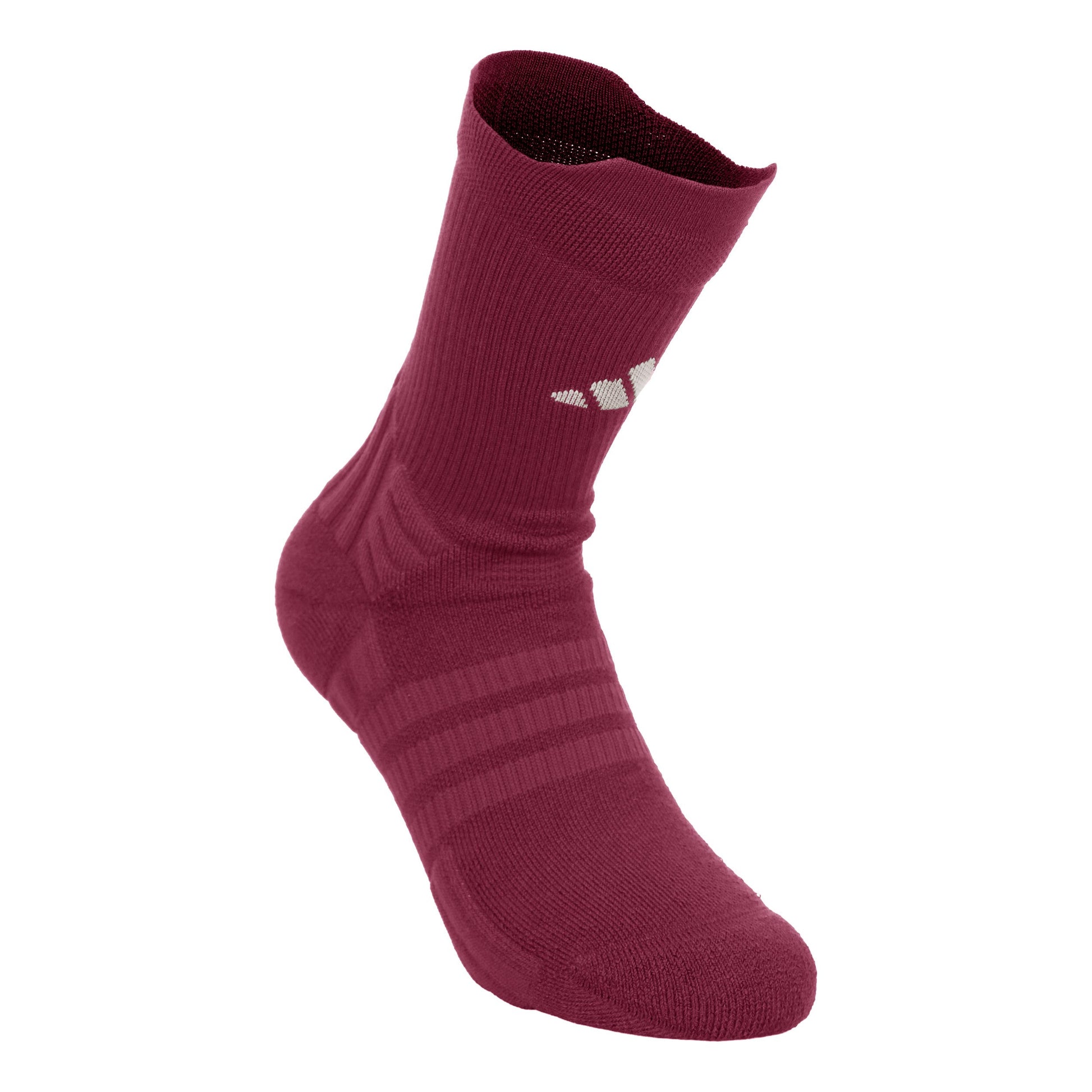 adidas Crew Tennisstrumpor Unisex - rött vin, creme