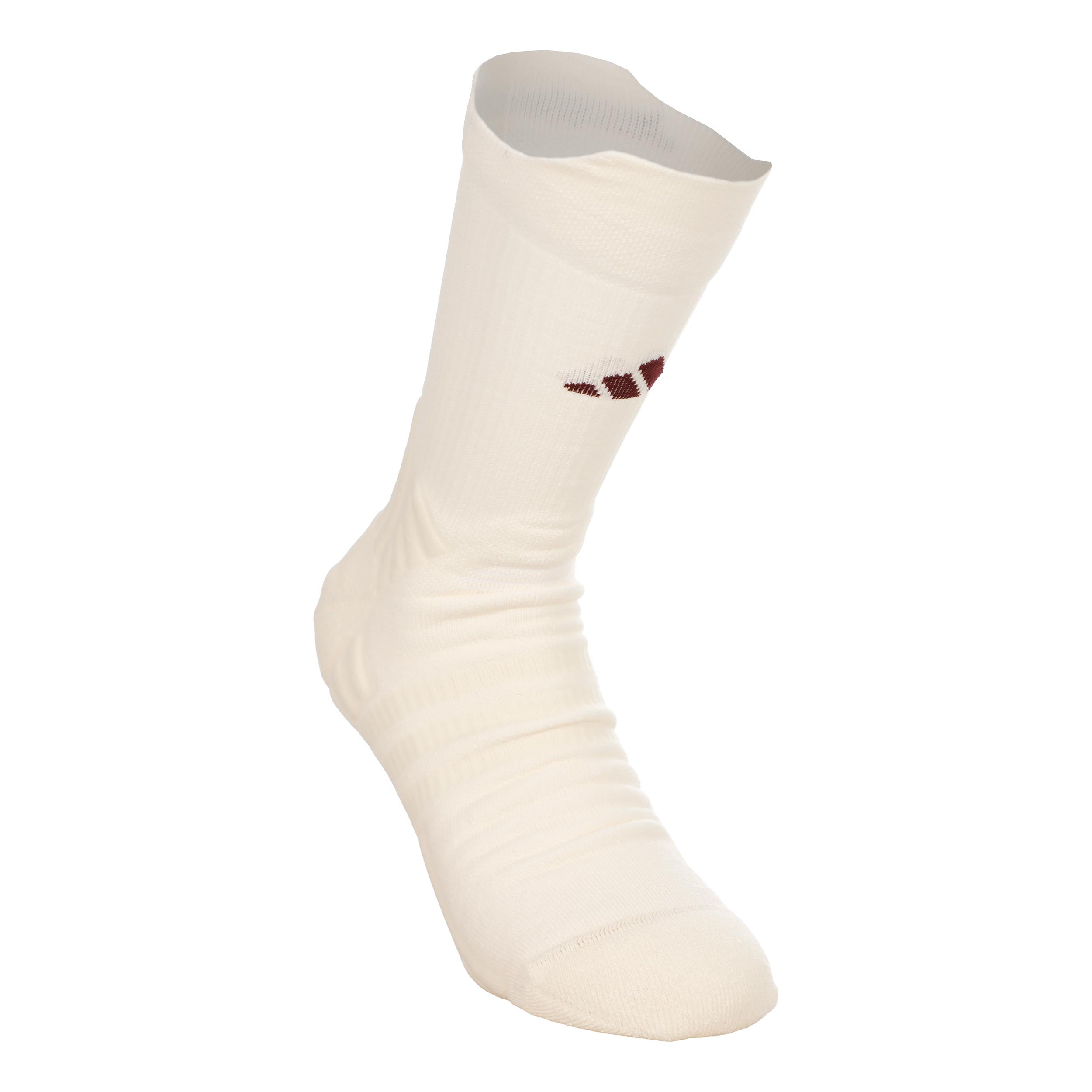 adidas Crew Tennisstrumpor Unisex - creme, rött vin