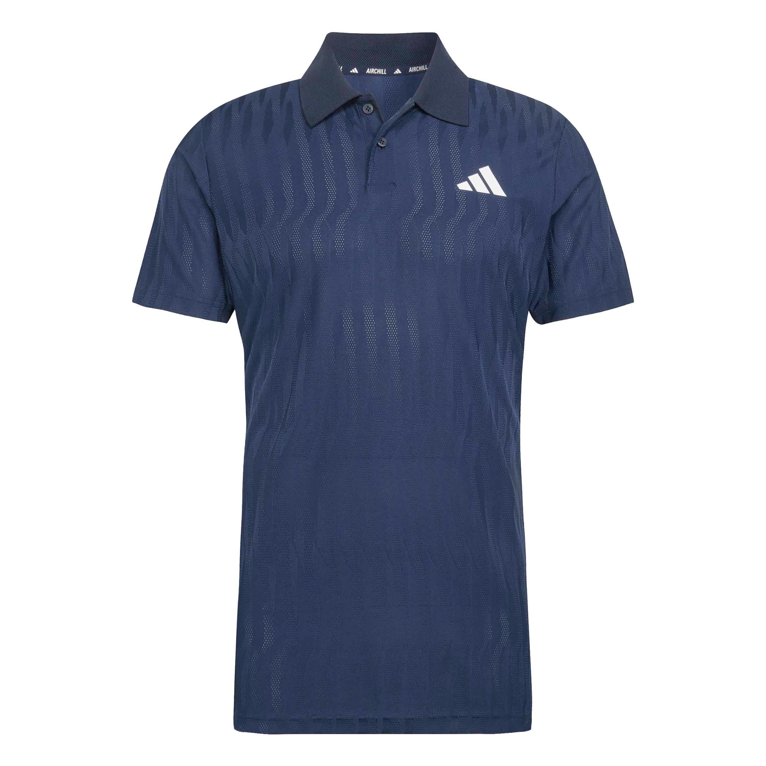 adidas Freelift Polo Herrar - mörkblå, vit