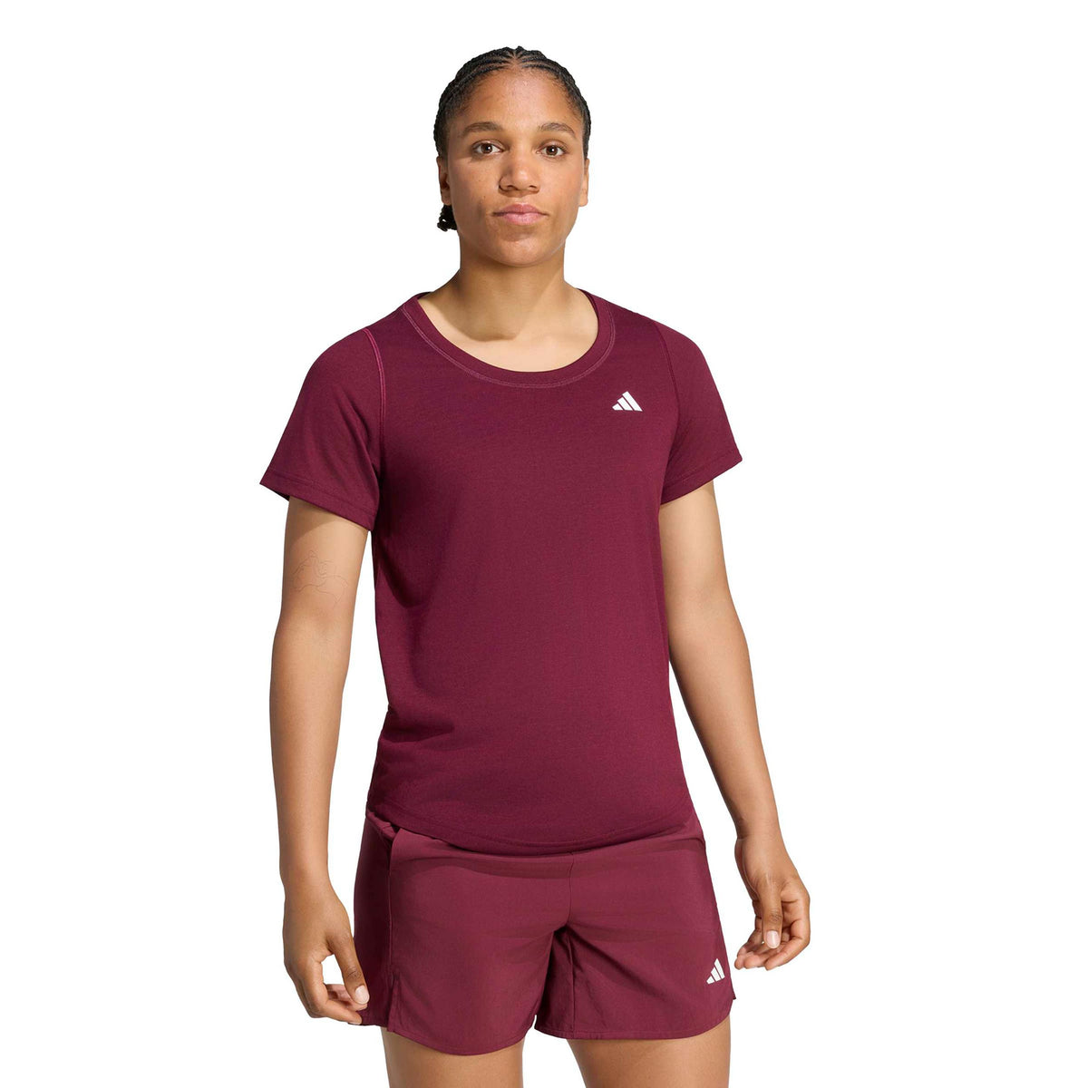 adidas We Min SCP T-shirt Damer - rött vin
