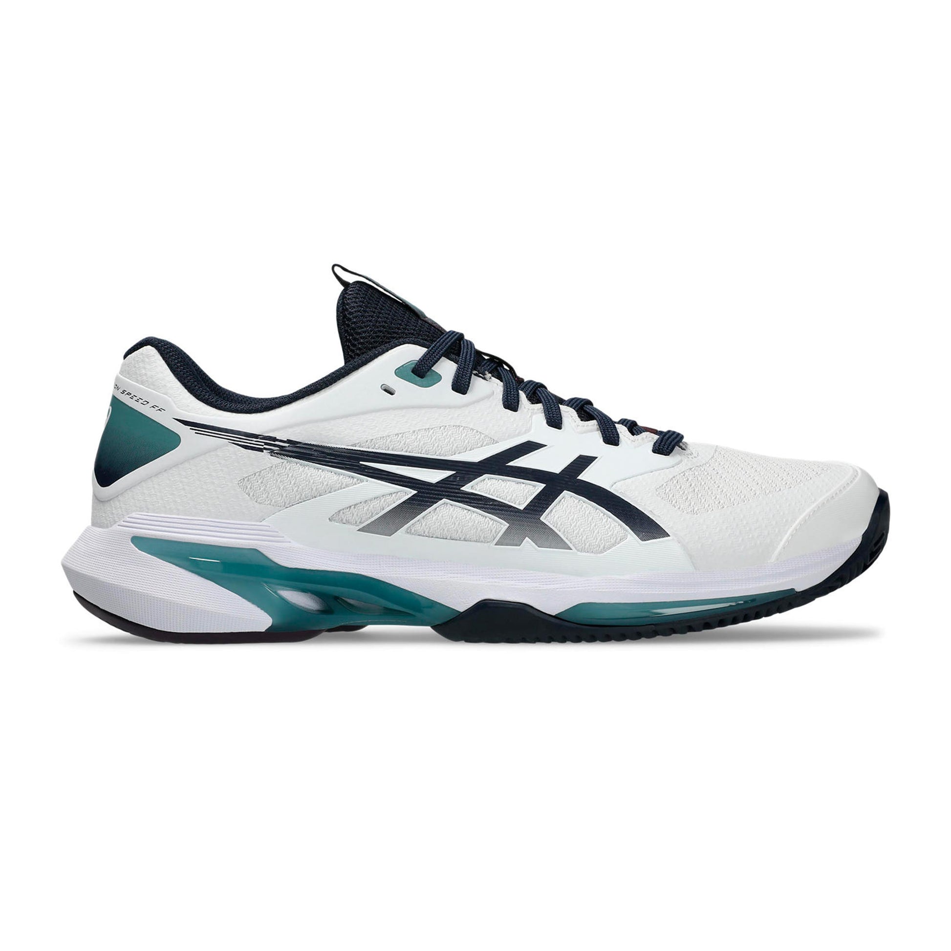 ASICS Solution Speed FF 4 Sko för grus Herrar - vit, nattblå