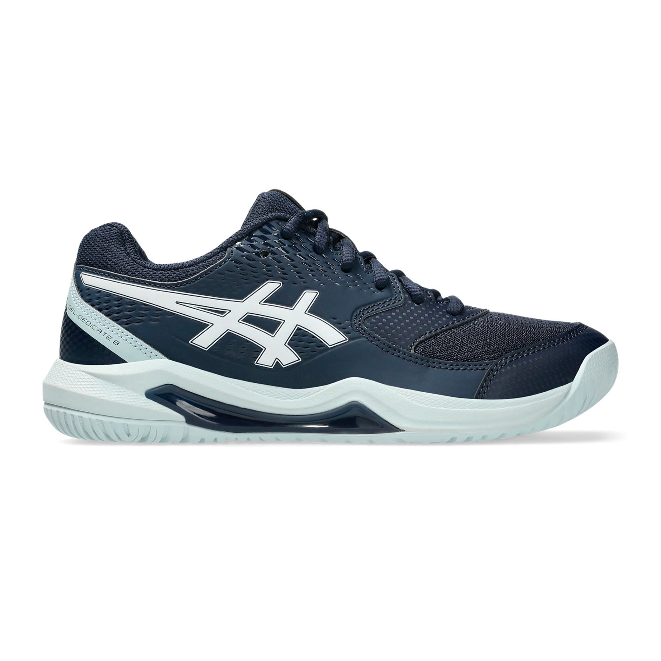 ASICS Gel-Dedicate 8 Allroundsko Damer - mörkblå, vit