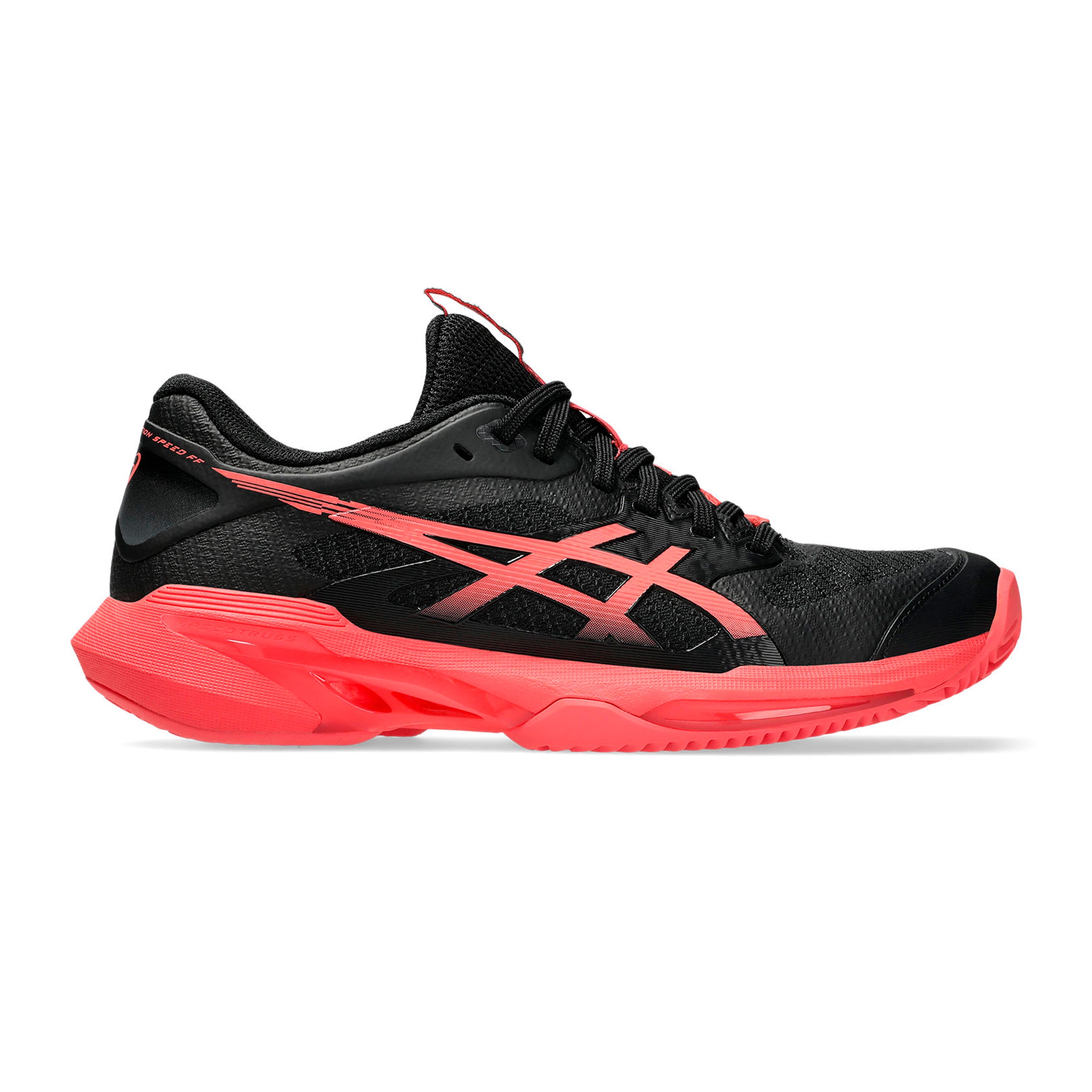 ASICS Solution Speed FF 4 Sko för grus Damer - svart, neonrosa