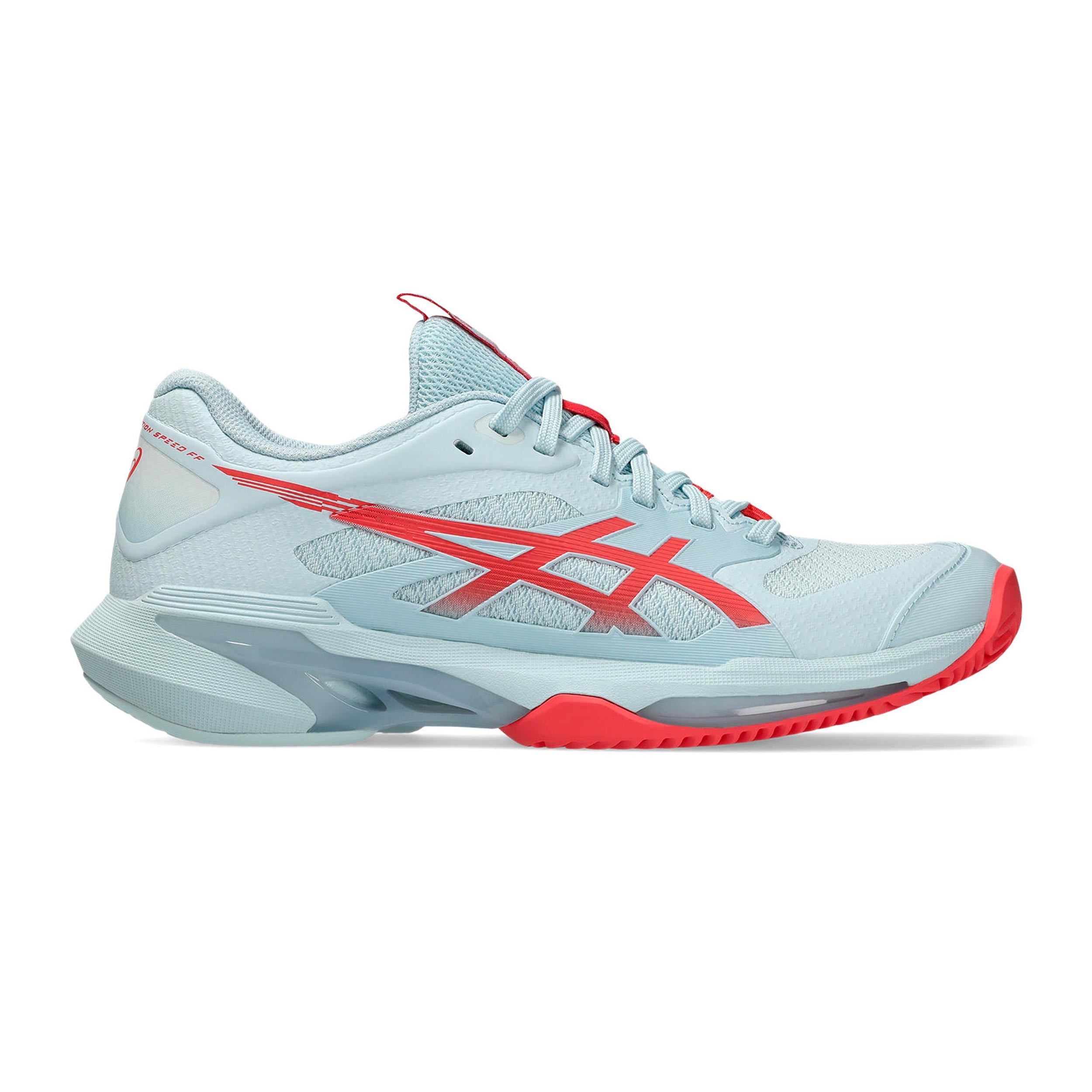 ASICS Solution Speed FF 4 Sko för grus Damer - ljusblå, neonrosa