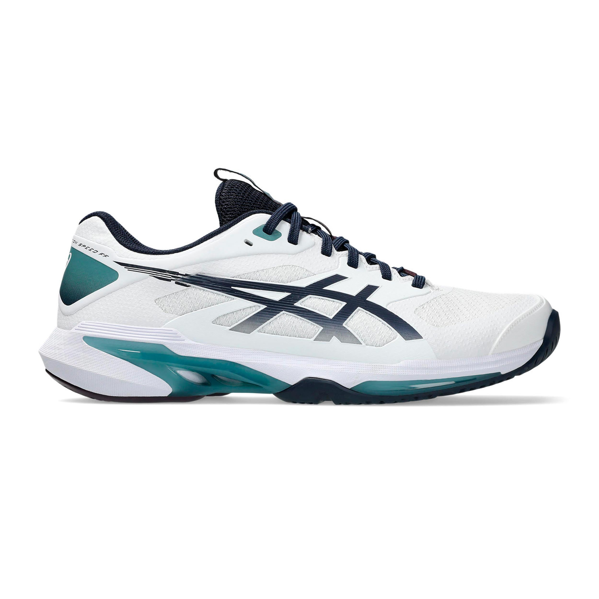 ASICS Solution Speed FF 4 Allroundsko Herrar - vit, nattblå