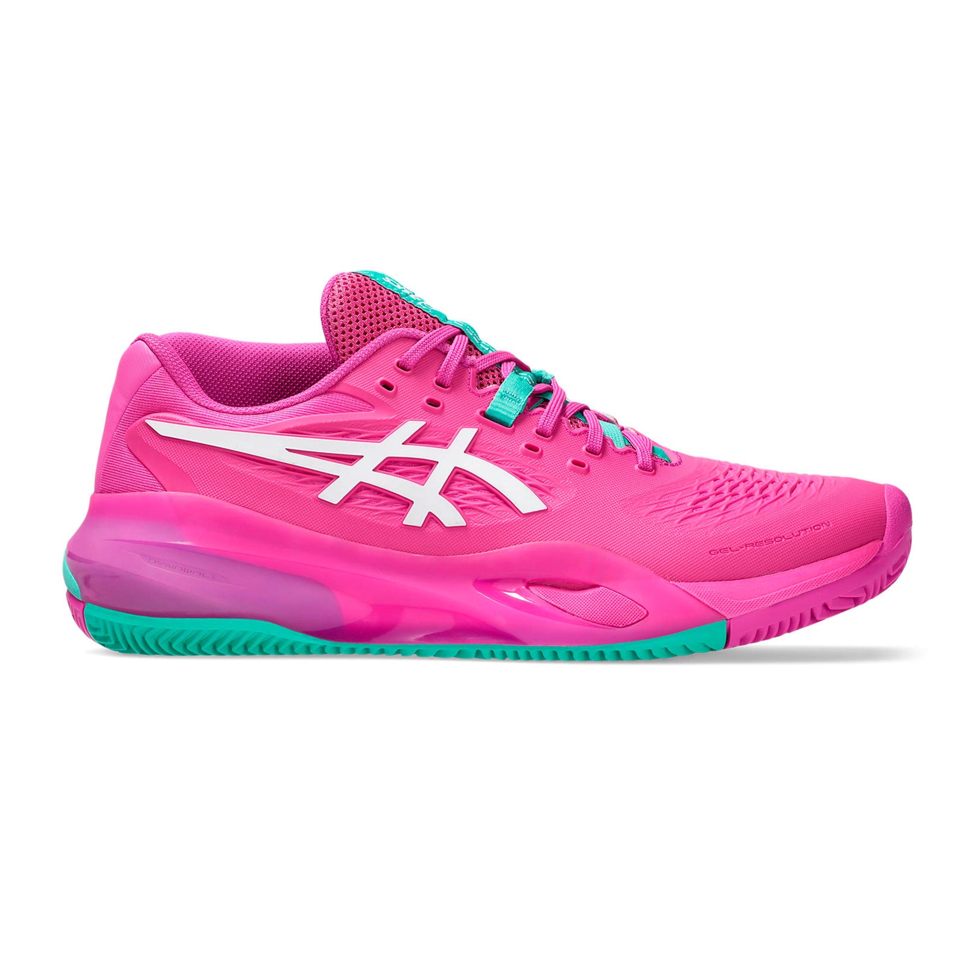 ASICS Gel-Resolution X Sko för grus Herrar - rosa, vit