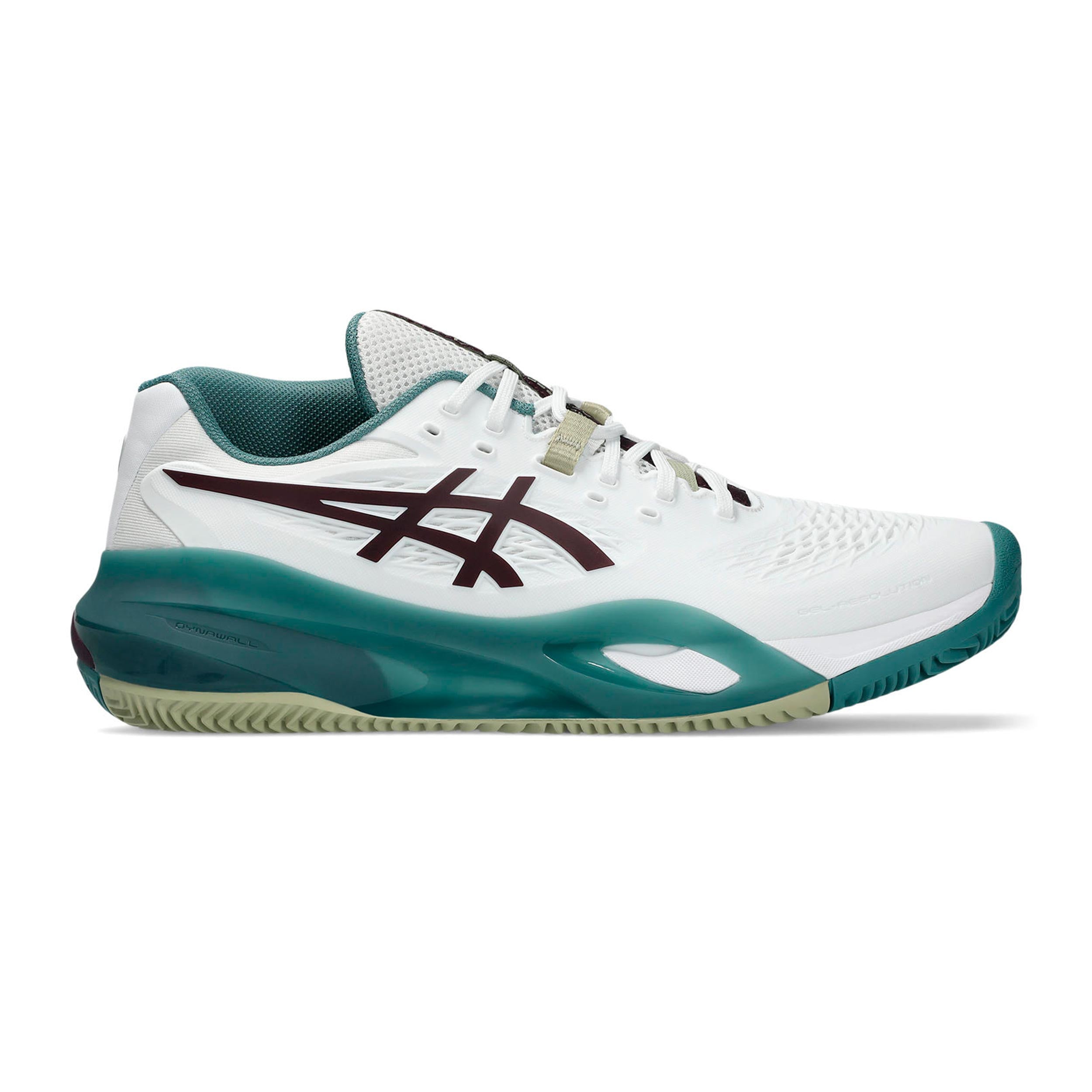 ASICS Gel-Resolution X Sko för grus Herrar - vit, petrol