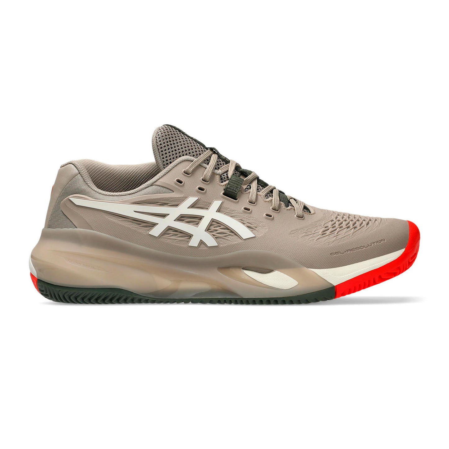 ASICS Gel-Resolution X Sko för grus Herrar - beige, vit