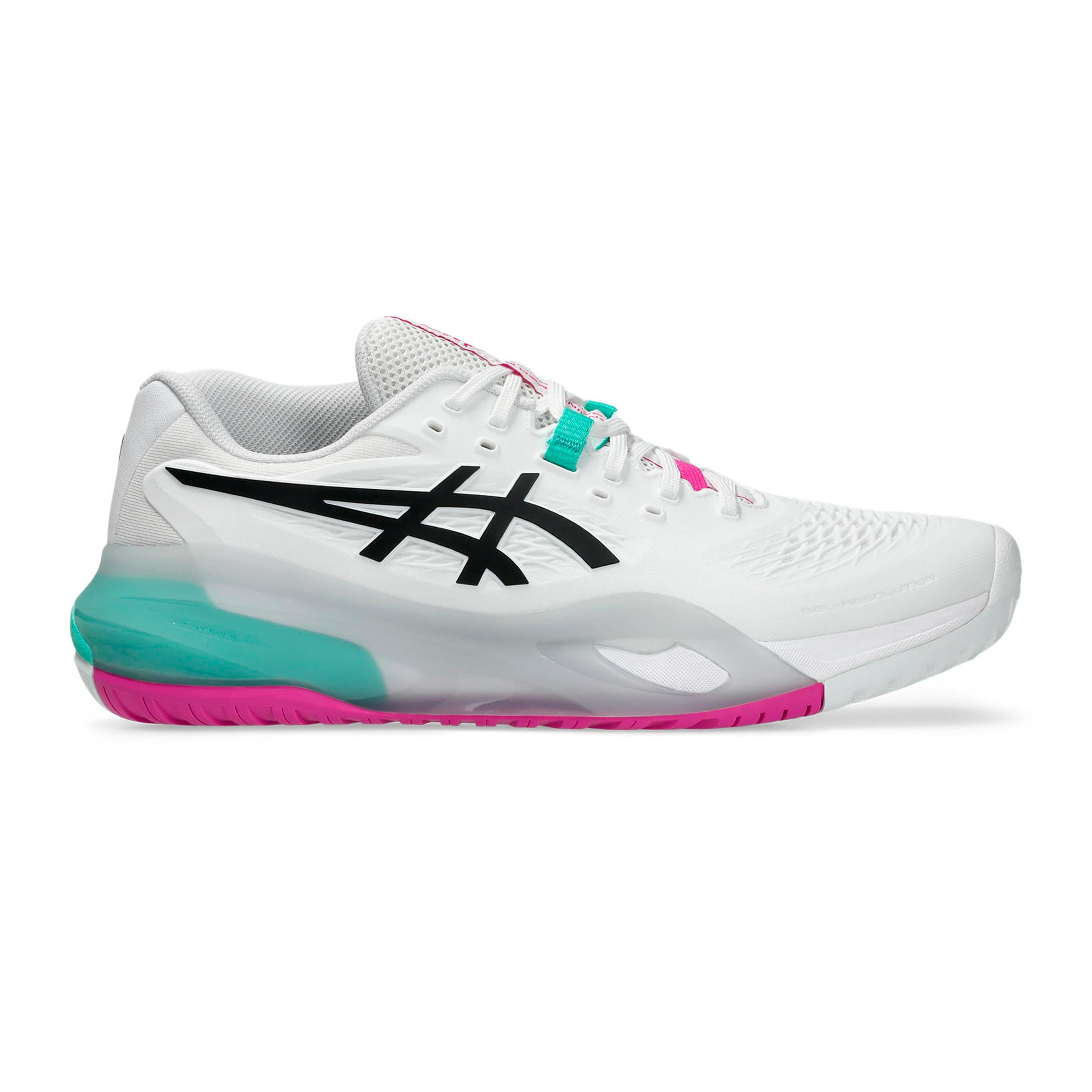 ASICS Gel-Resolution X Allroundsko Herrar - vit, turkos