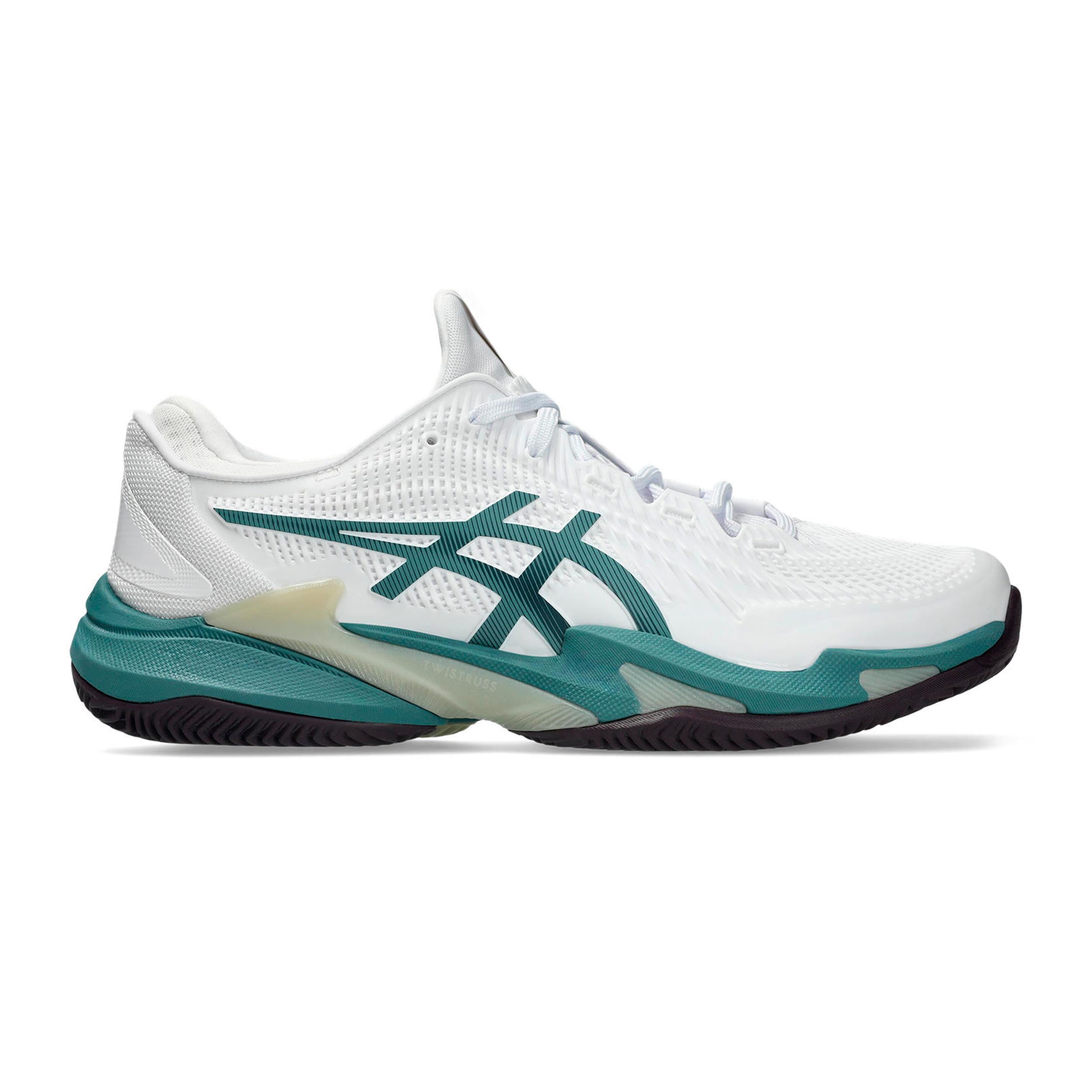ASICS Court FF 3 Sko för grus Herrar - vit, visdom