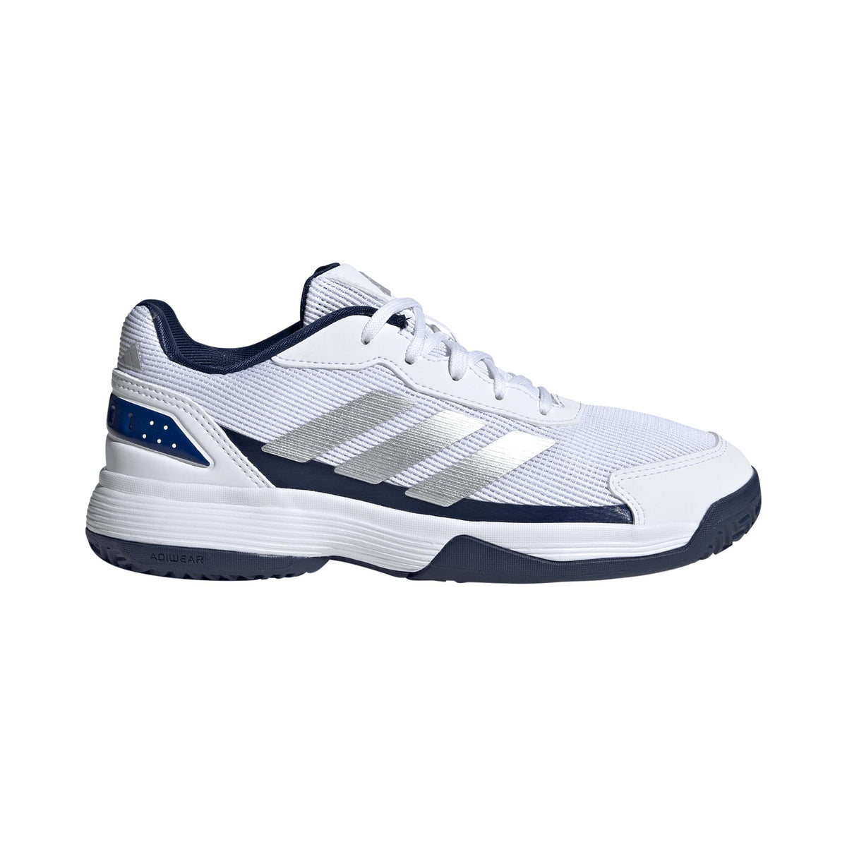 adidas Crazyquick Padelsko Barn - vit, mörkblå