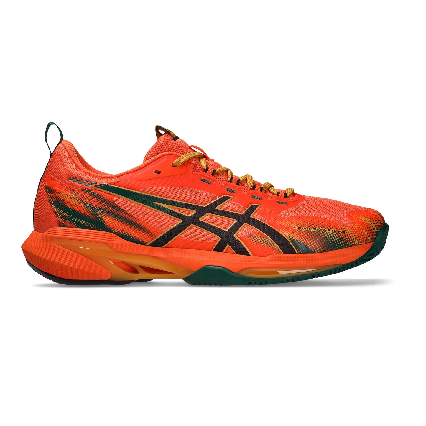 ASICS Sonicsmash FF Padelsko Herrar - neonorange, lila