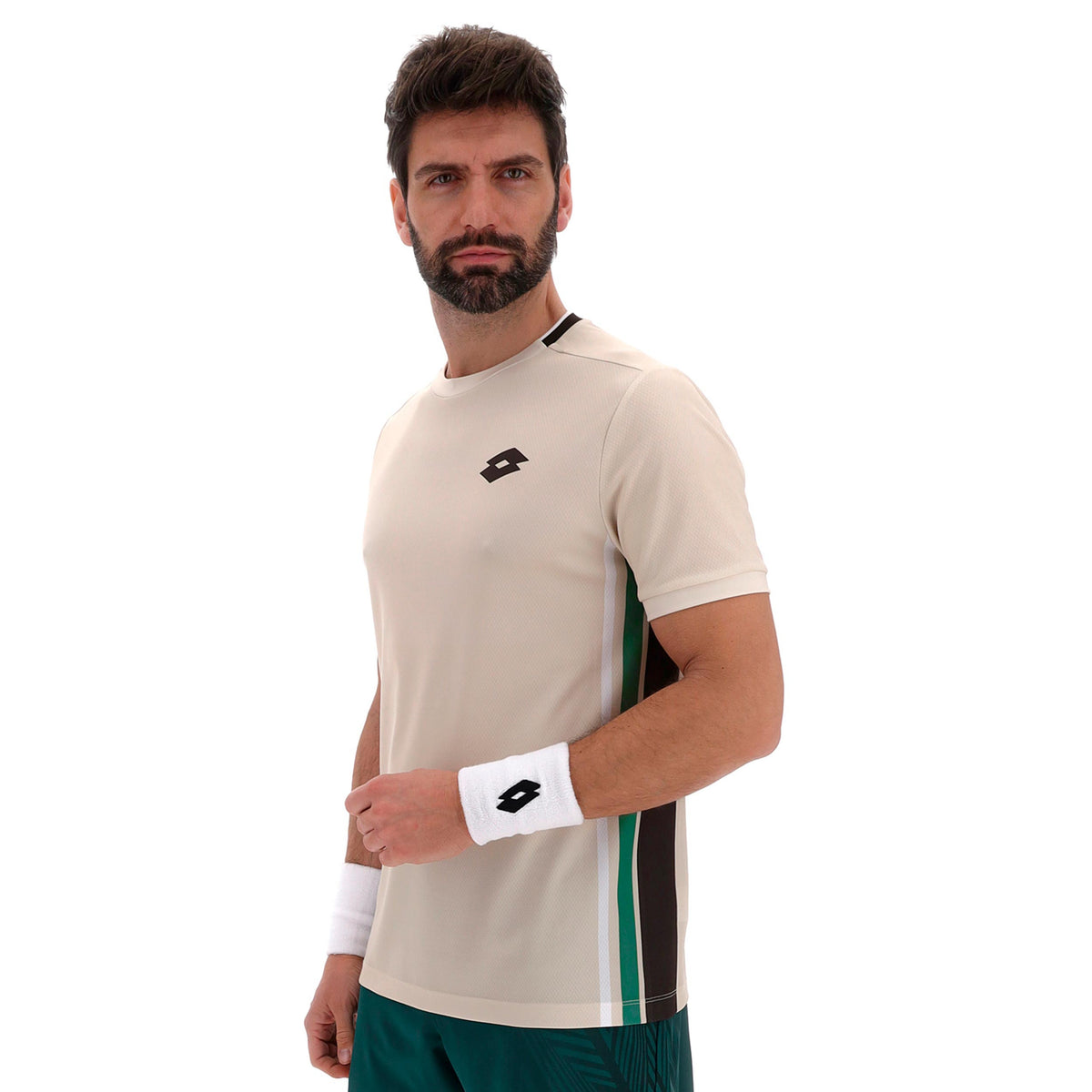 Lotto Tech VI T-shirt Herrar - creme, petrol