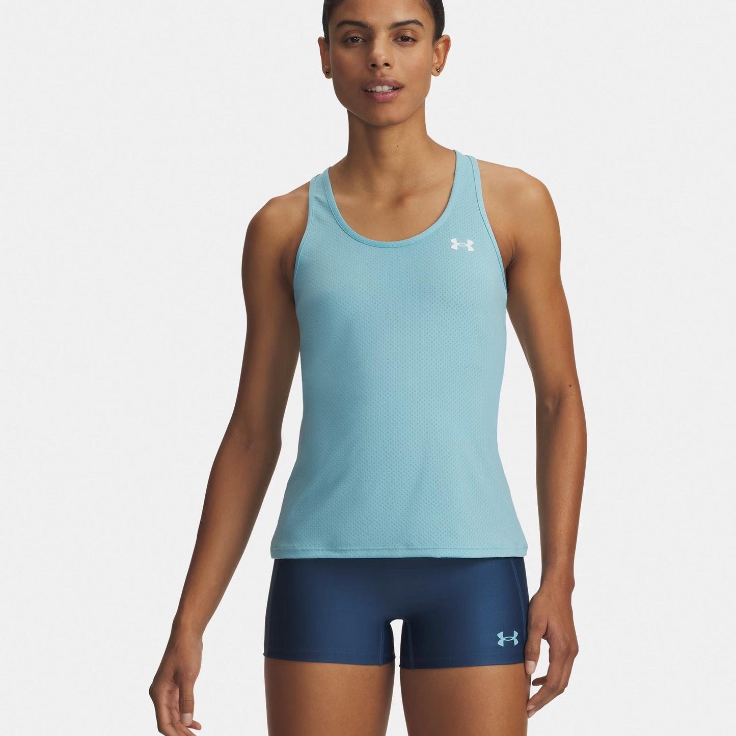 Under Armour Tech Mesh Racer Linne Damer-blå, vit