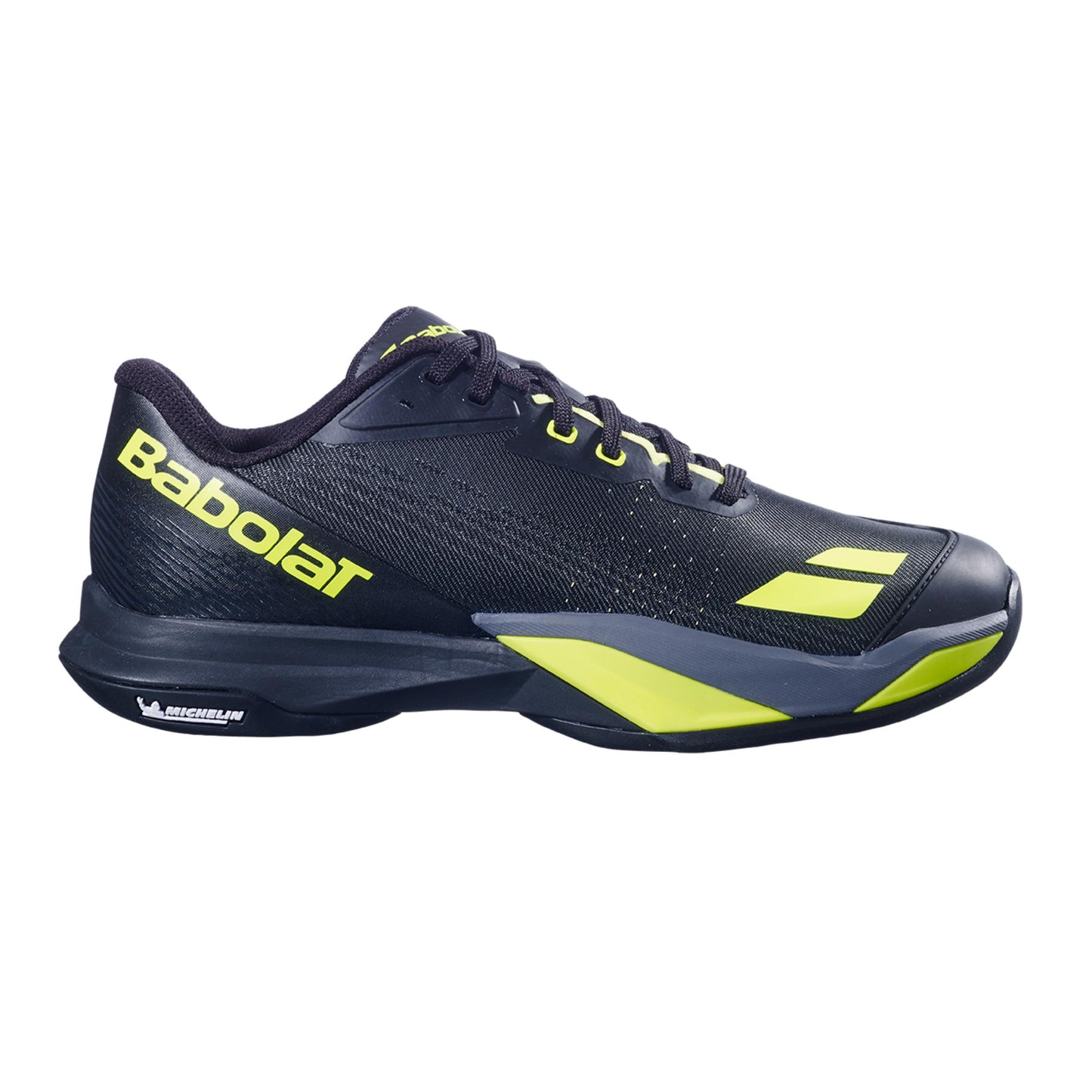 Babolat Jet Mach 4 Allroundsko Herrar - svart, neongul