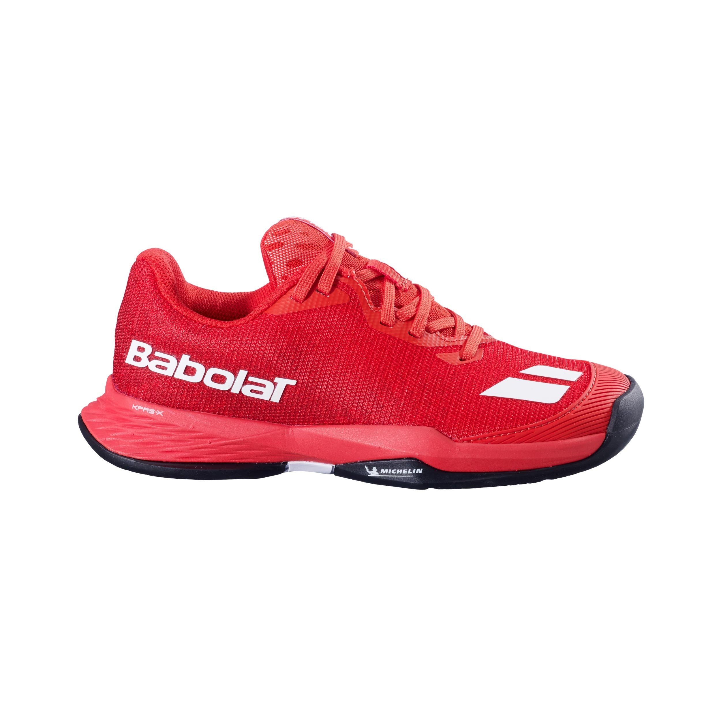 Babolat Jet Mach 3 Allroundsko Barn - röd, vit