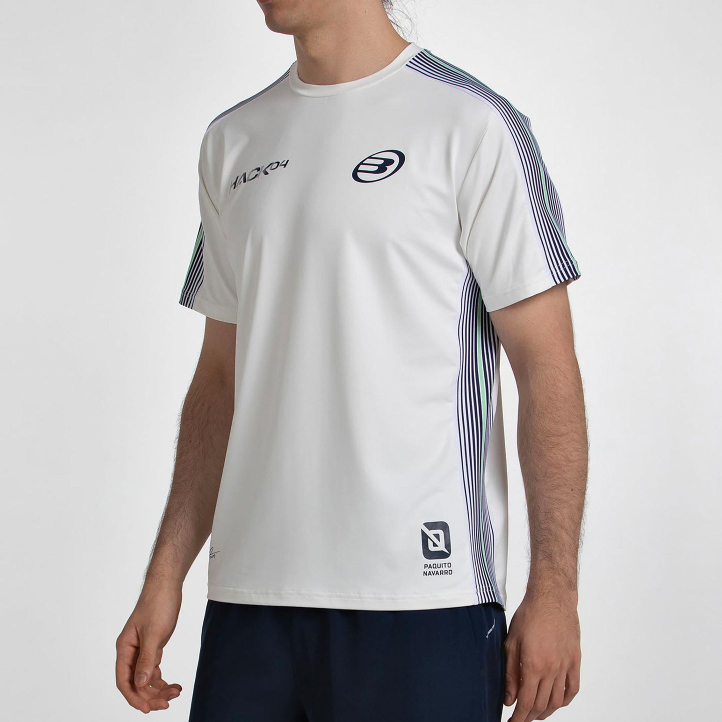 Bullpadel Paquito 26V T-shirt Herrar - vit, blå
