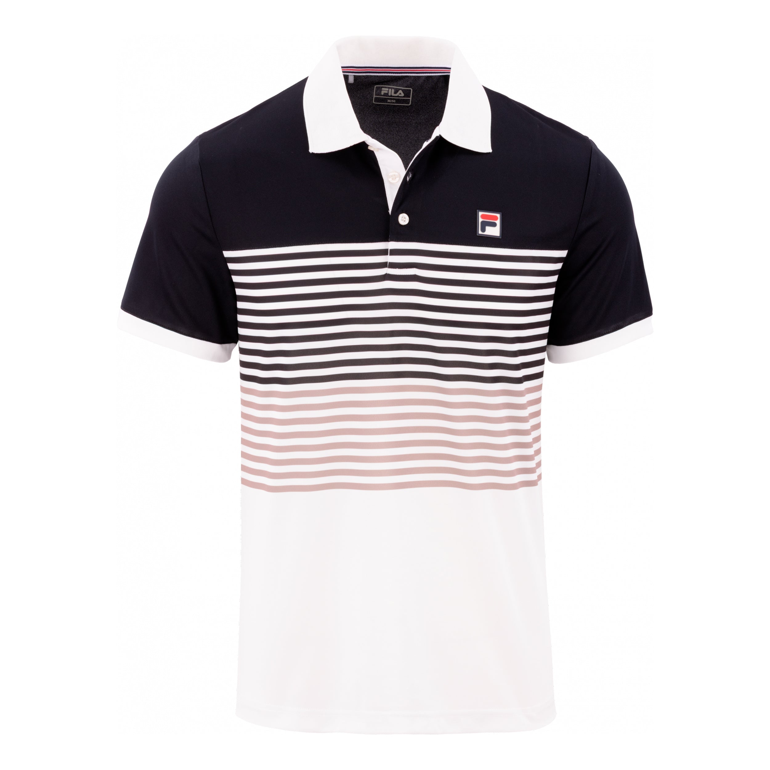 Fila BB Monte Carlo Polo Herrar - svart, offwhite