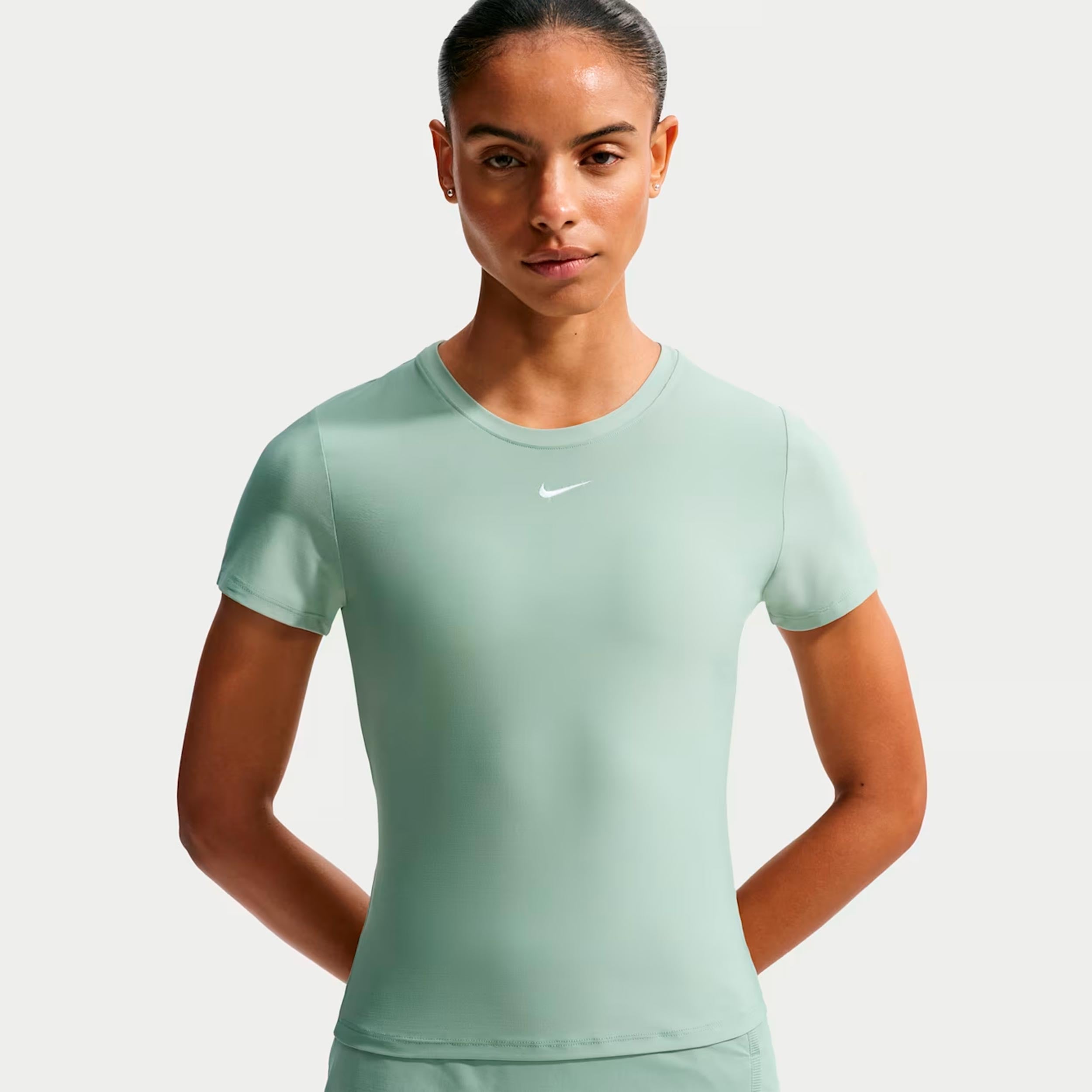 Nike Dri-Fit Victory  T-shirt Damer - grågrön, vit