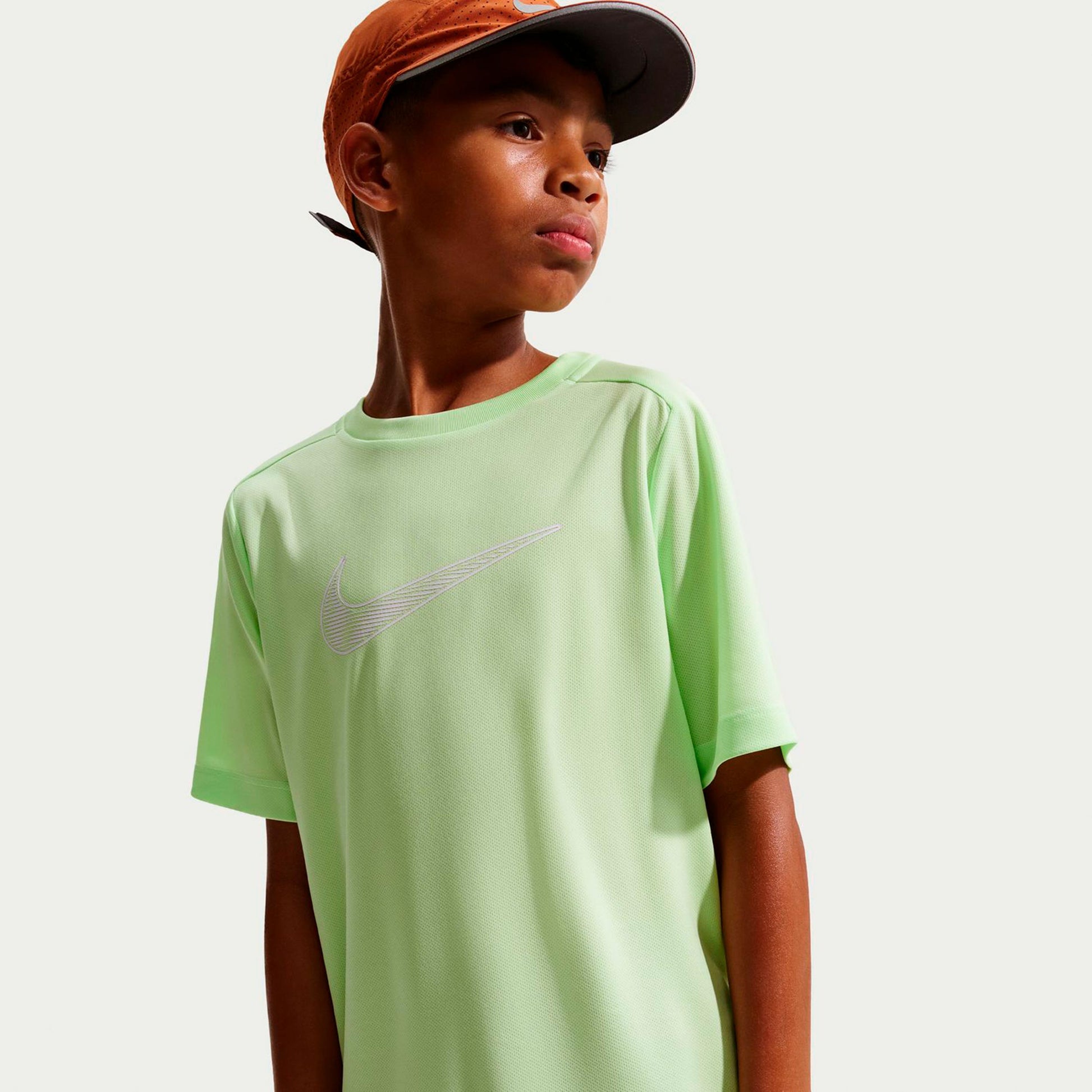 Nike Dri-Fit Multi  T-shirt Pojkar-lime