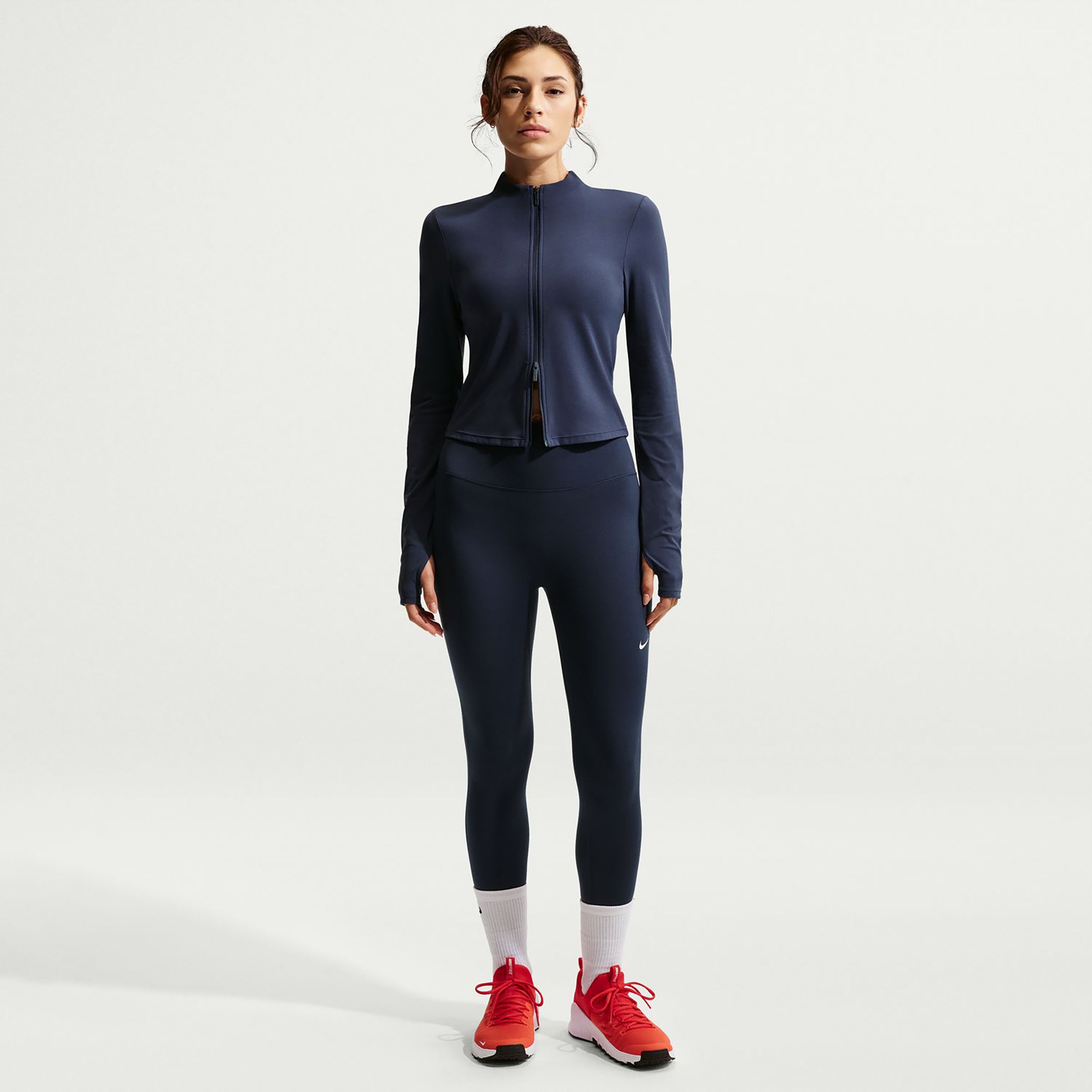 Nike Dri-Fit One High Rise 7/8 Tights Damer - mörkblå