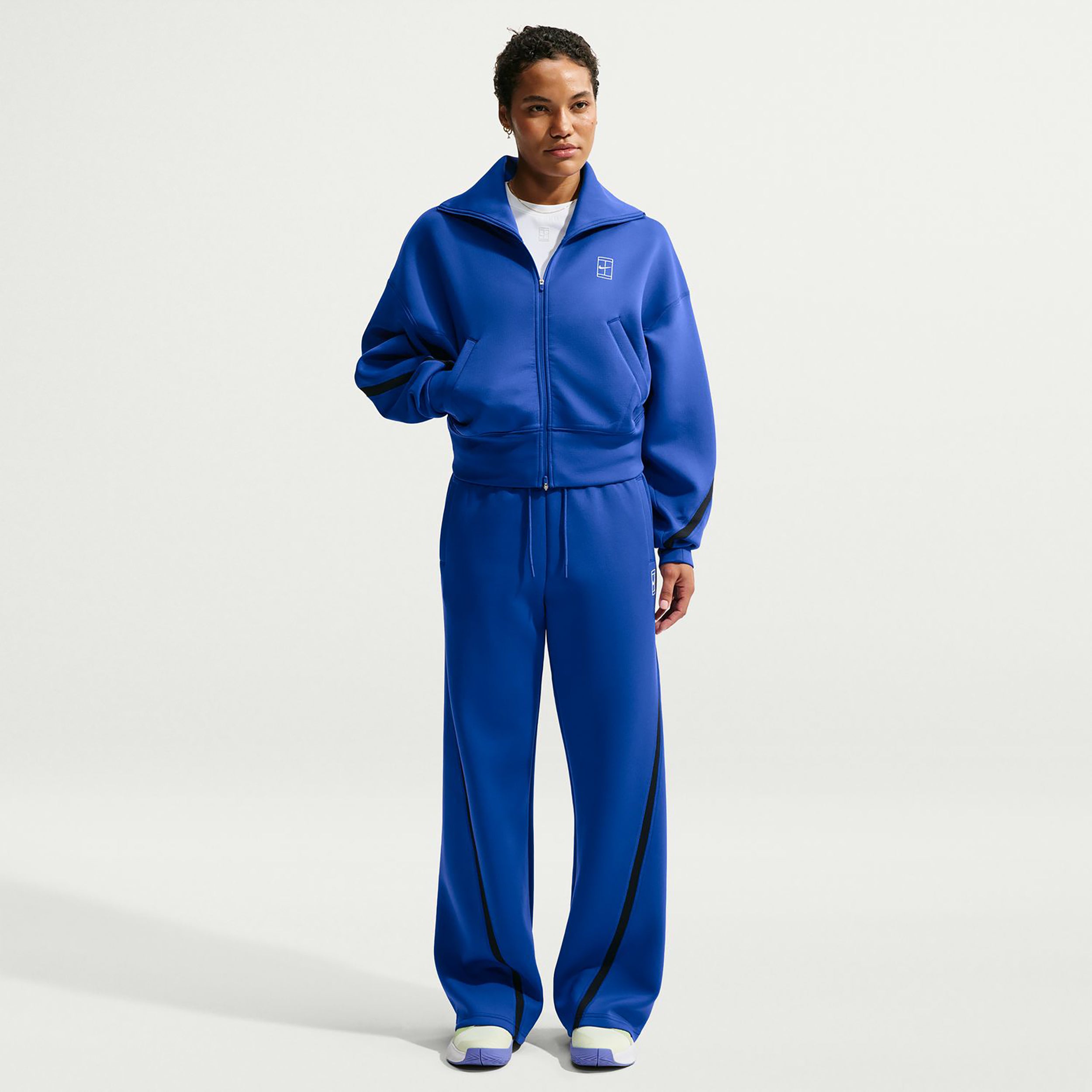 Nike Court Dri-Fit Advantage  Träningsjacka Damer - blå