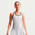 Court Dri-Fit Advantage Linne Damer - vit, svart
