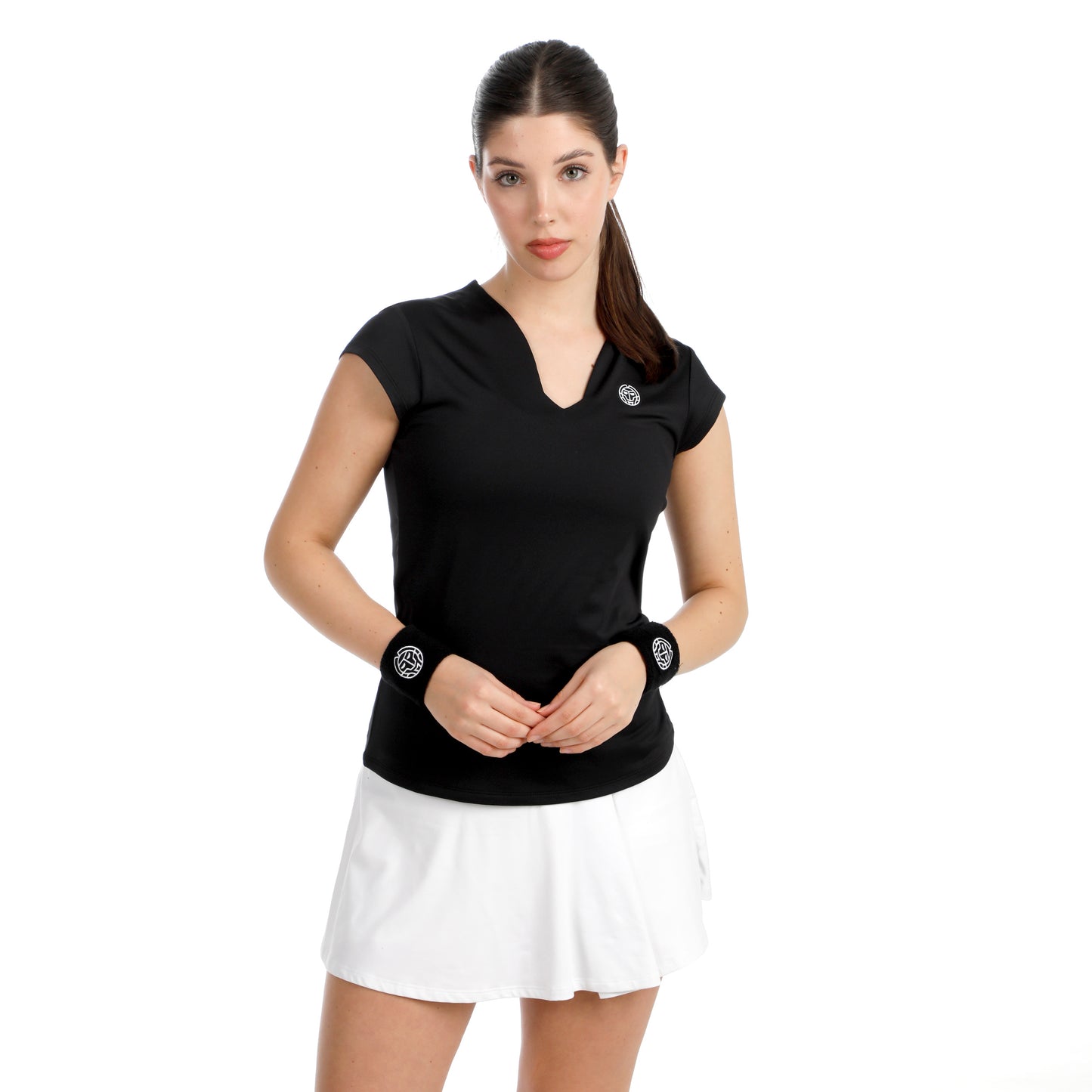 BIDI BADU Crew 2.0 V-Neck T-shirt Damer-svart