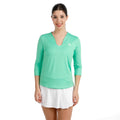 Crew 2.0 V-Neck Långärmat Damer-grön