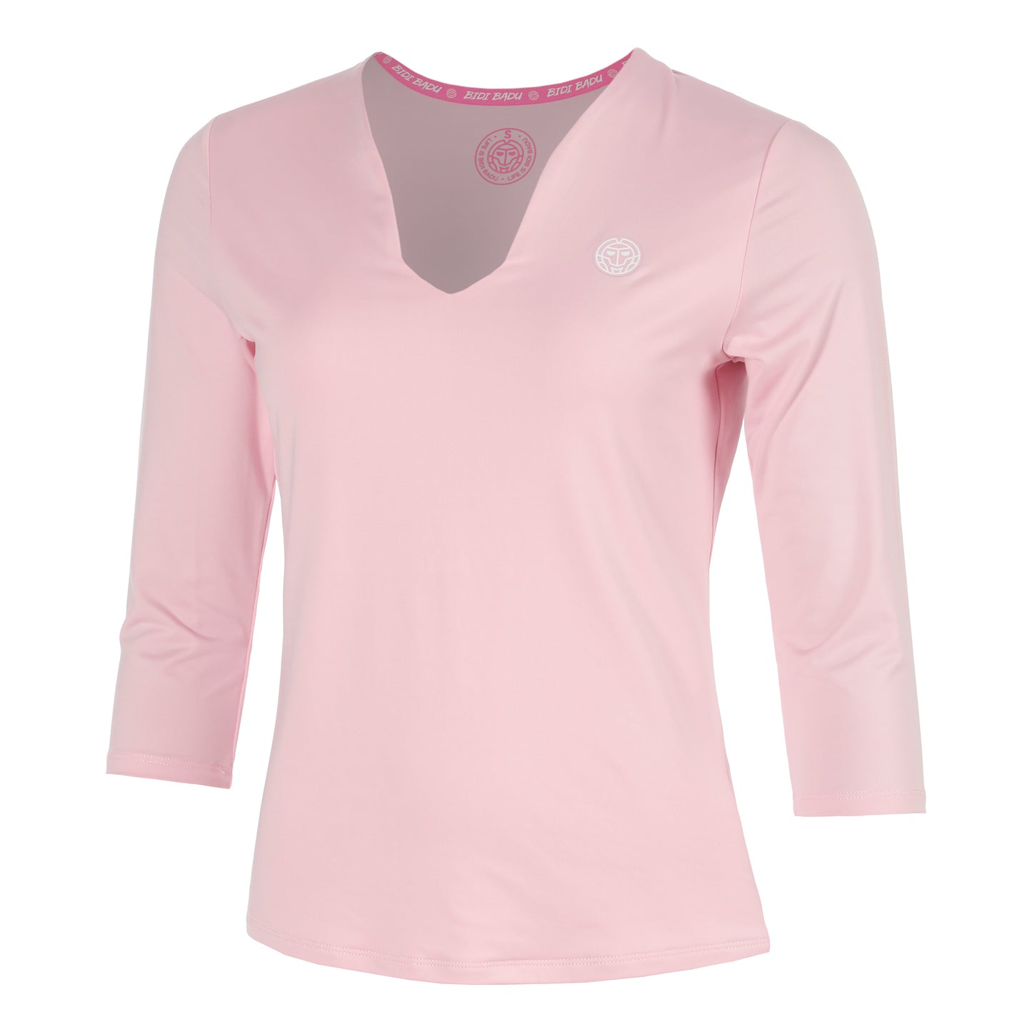 BIDI BADU Hey Laguna V-Neck Långärmat Damer-gammal rosa