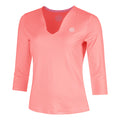 Out of Control V-Neck Långärmat Damer-pink, vit