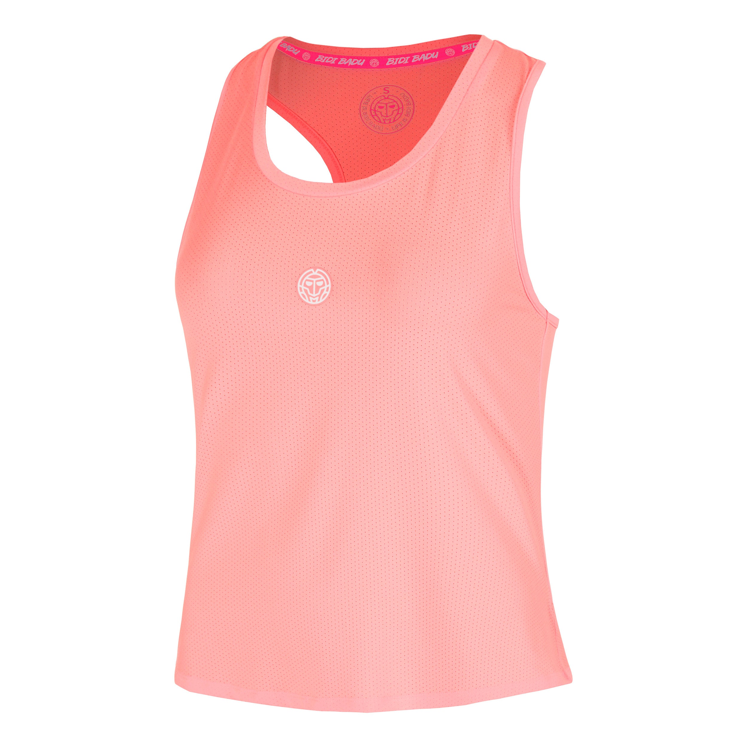 BIDI BADU Out of Control Racerback Linne Damer - rosa, vit