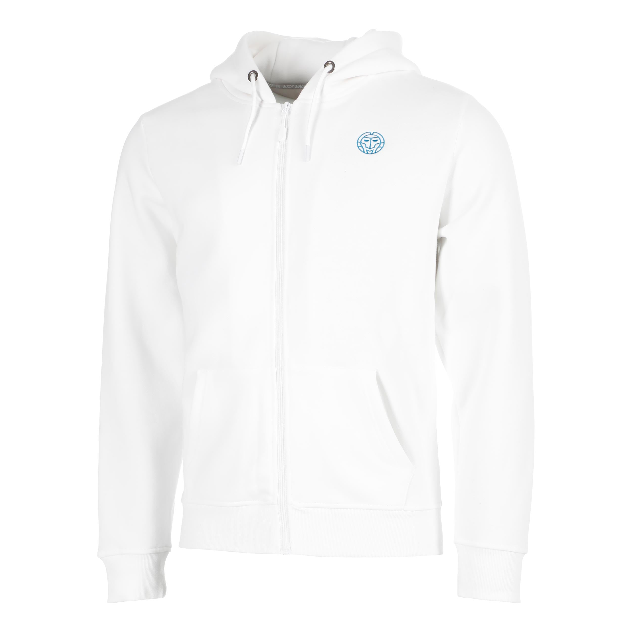 BIDI BADU Hey Laguna Backprint Zip Huvtröja Herrar-vit