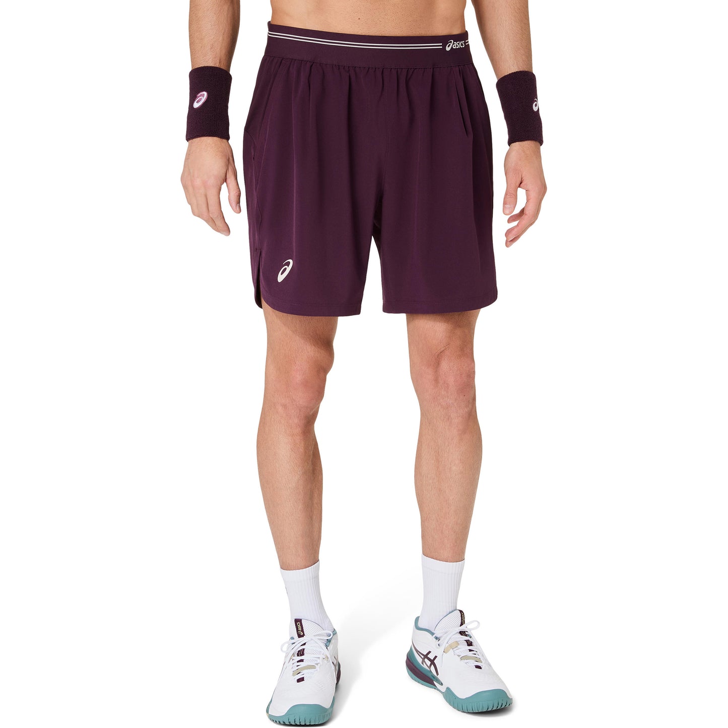 ASICS Game  Shorts Herrar - rött vin
