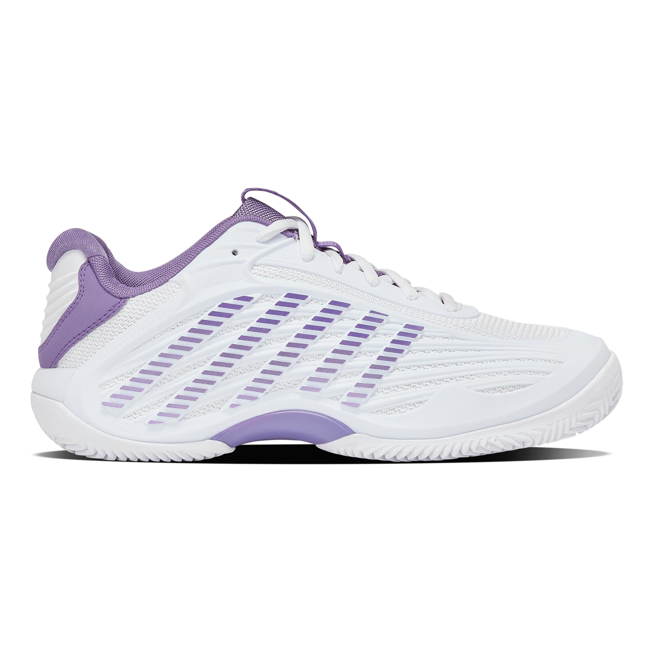 K-Swiss Hypercourt Express 3 Sko för grus Damer - vit, lavendel