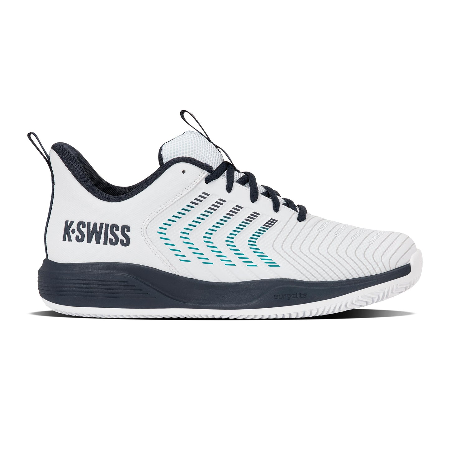 K-Swiss Ultrashot Light Sko för grus Herrar - vit, mörkblå