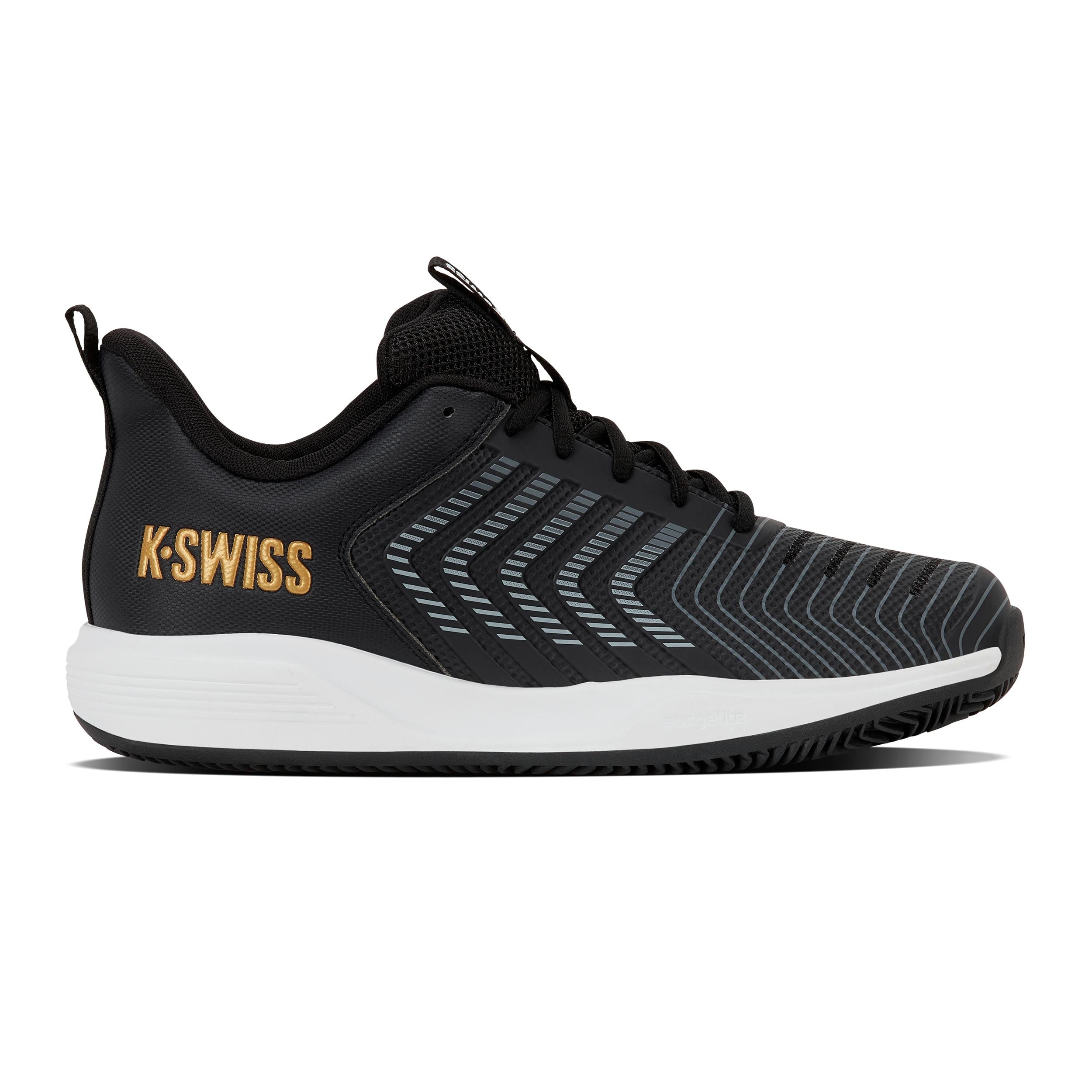 K-Swiss Ultrashot Light Sko för grus Herrar - svart, guld