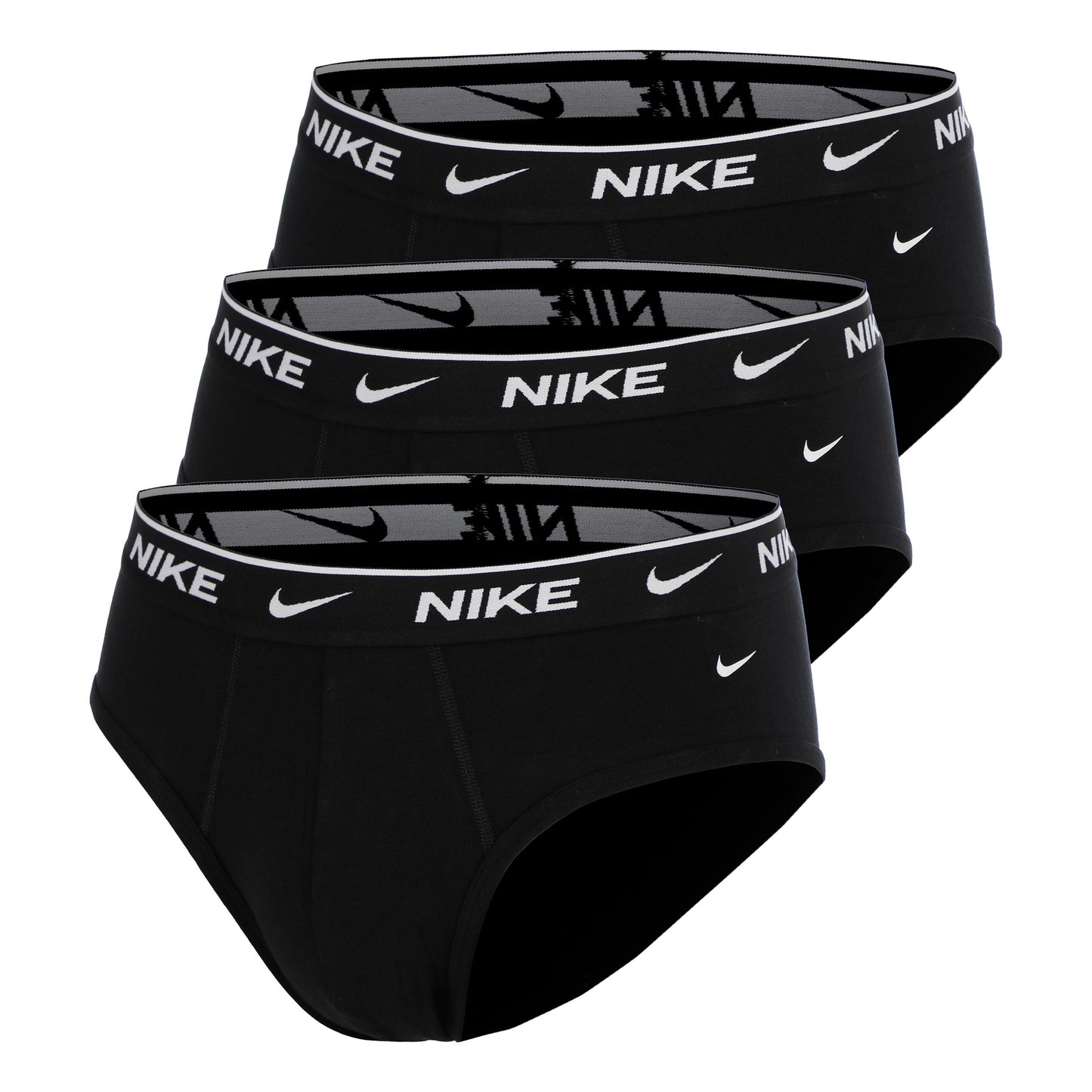 Nike Essential Cotton Stretch Brief Boxershorts - 3-pack Herrar-svart, svart