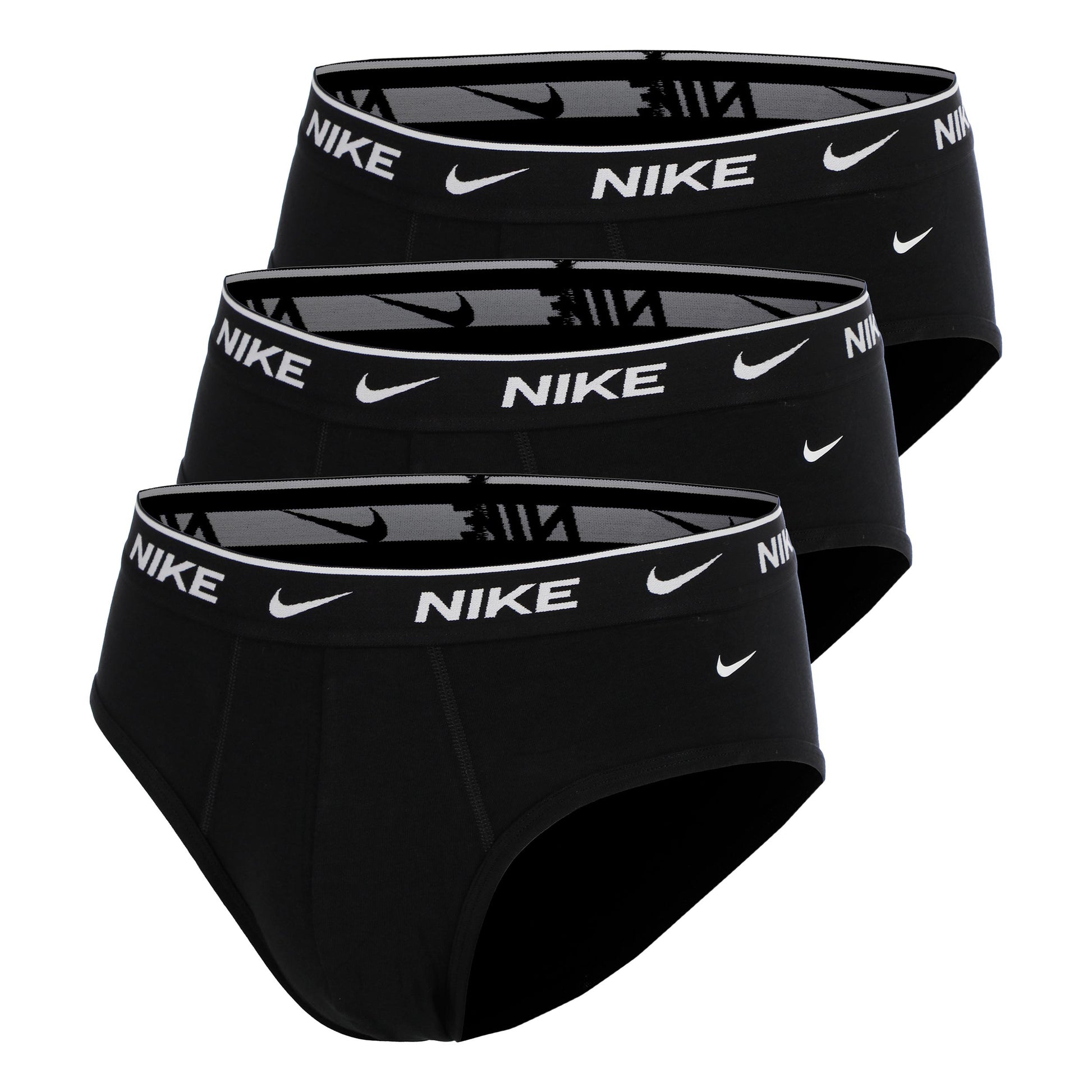 Nike Essential Cotton Stretch Trosa 3-pack Herrar - svart, svart
